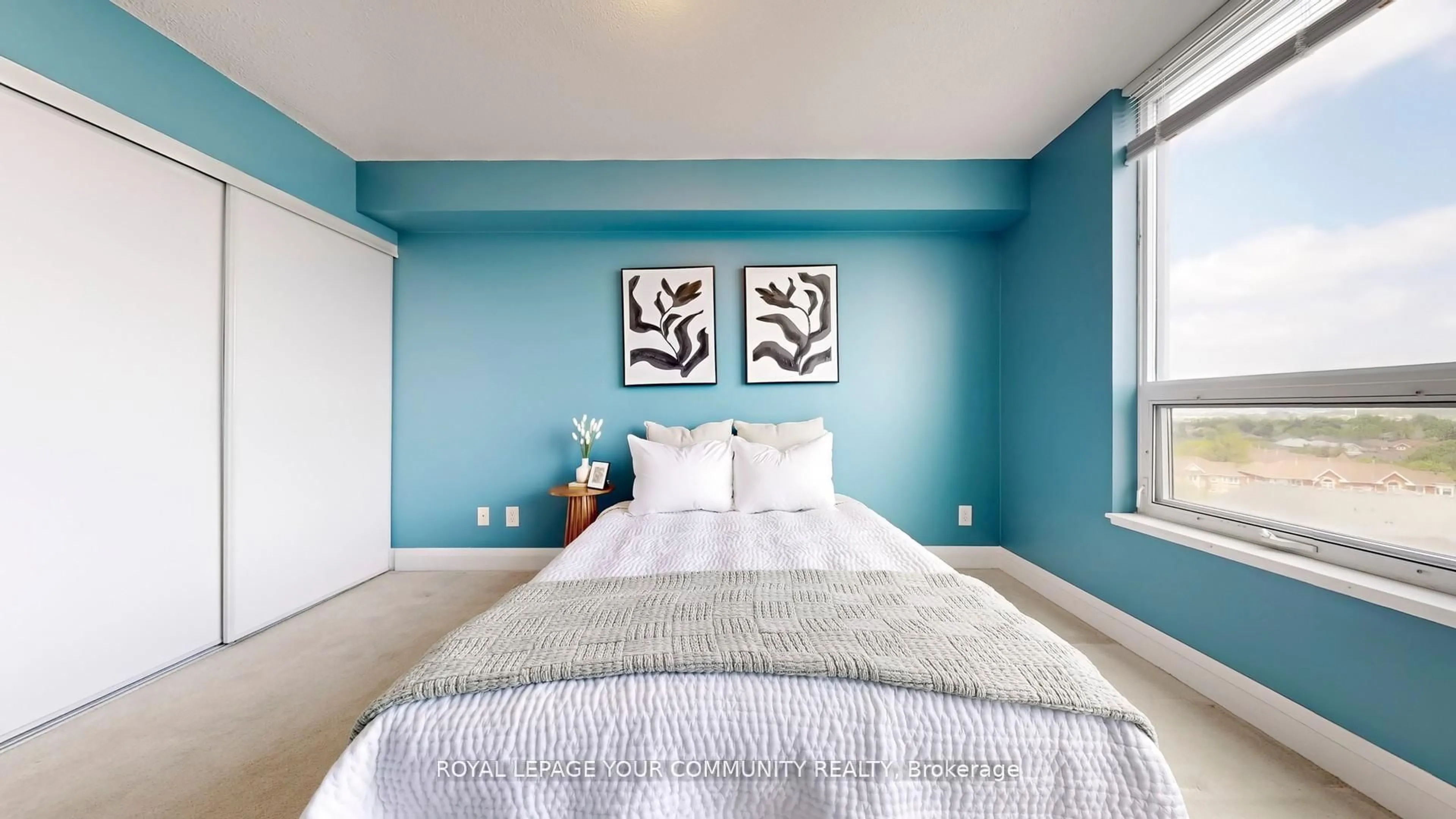 Bedroom with bed, unknown for 30 North Park Rd #812, Vaughan Ontario L4J 0G6