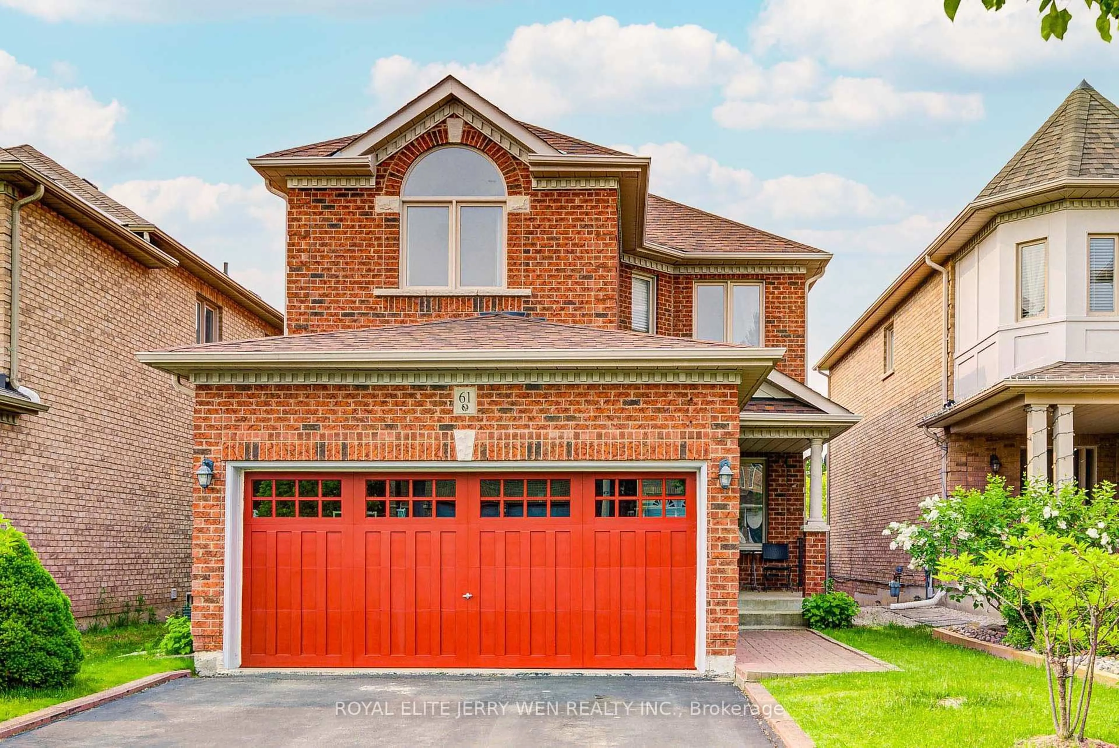Home with brick exterior material, street for 61 Eagle Peak Dr, Richmond Hill Ontario L4S 2W3