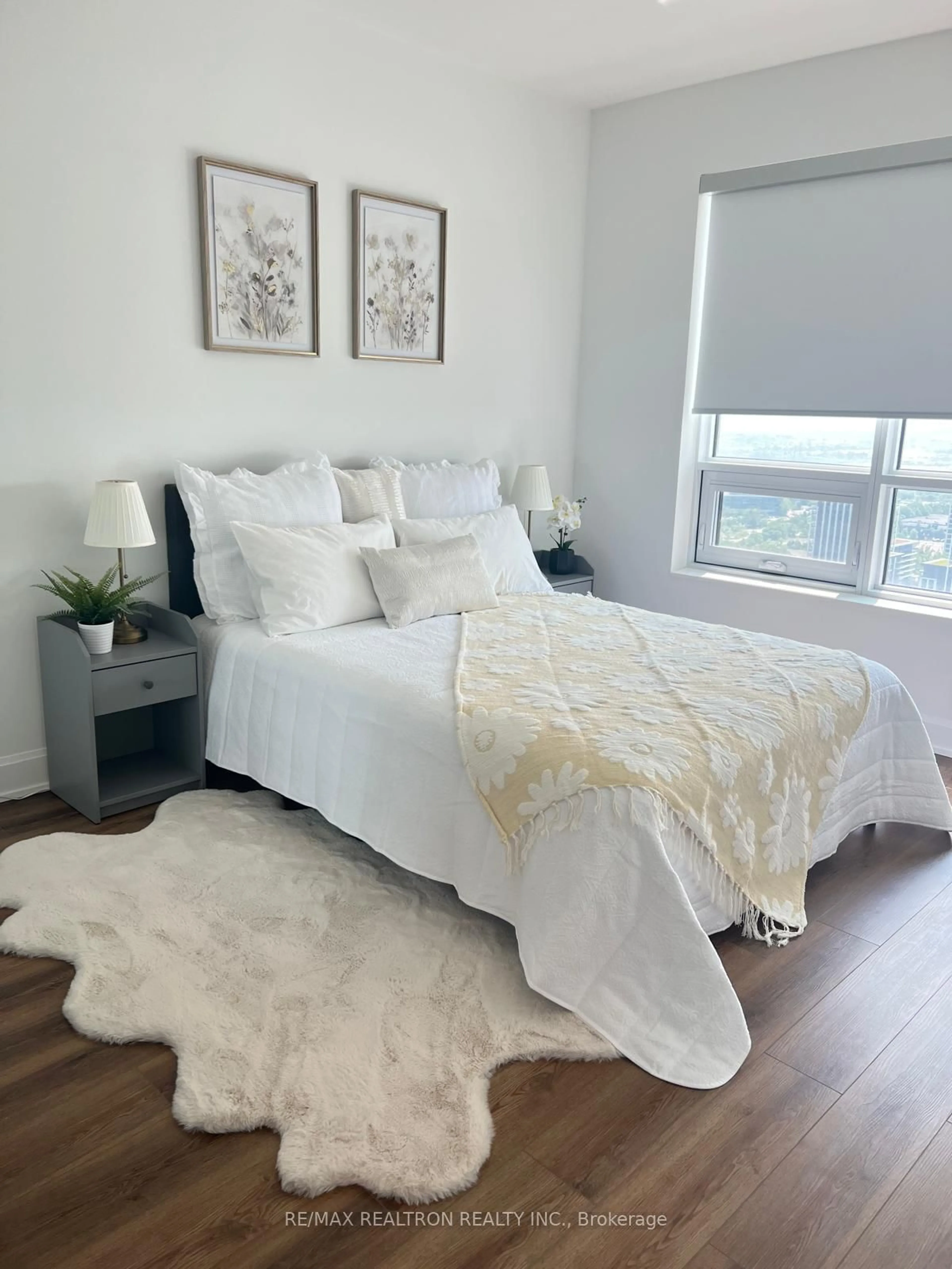 Bedroom with bed, unknown for 8 Water Walk Dr #3806, Markham Ontario L3R 6L4