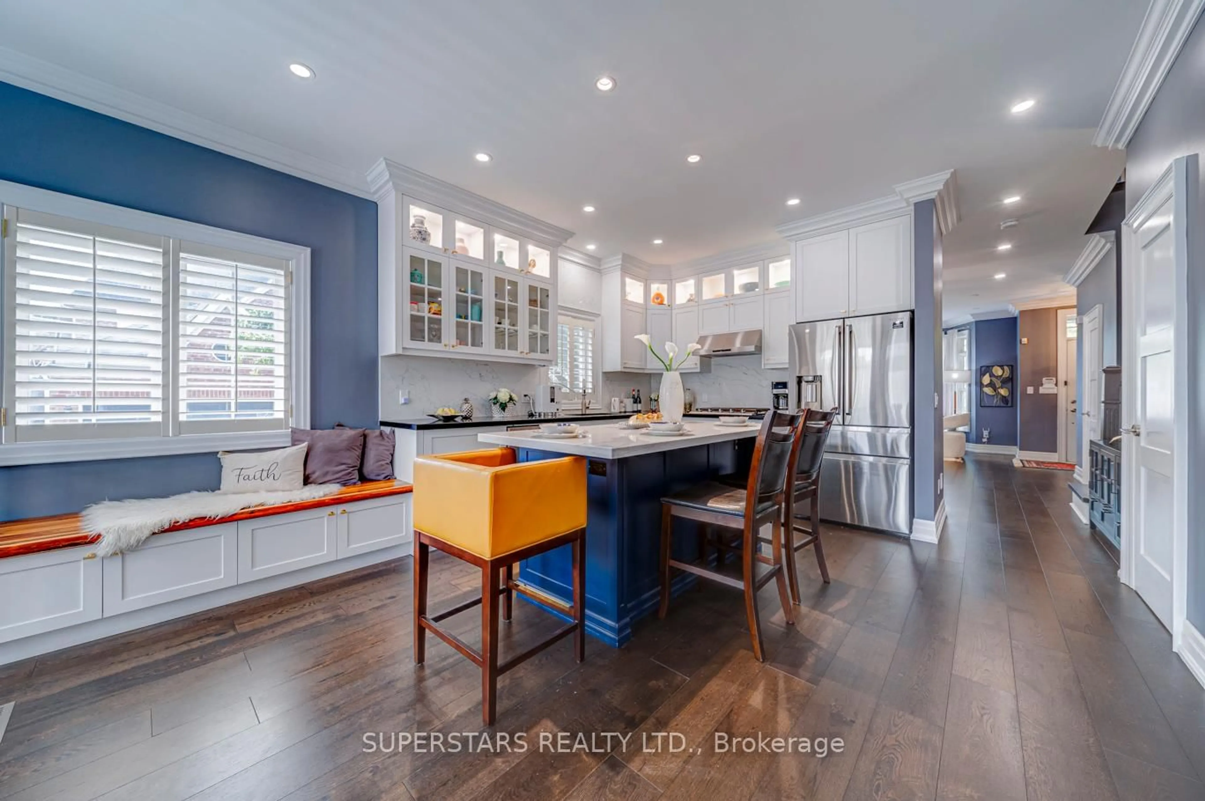 Contemporary kitchen, ceramic/tile floor for 87 Prospectors Dr, Markham Ontario L6C 1Z8