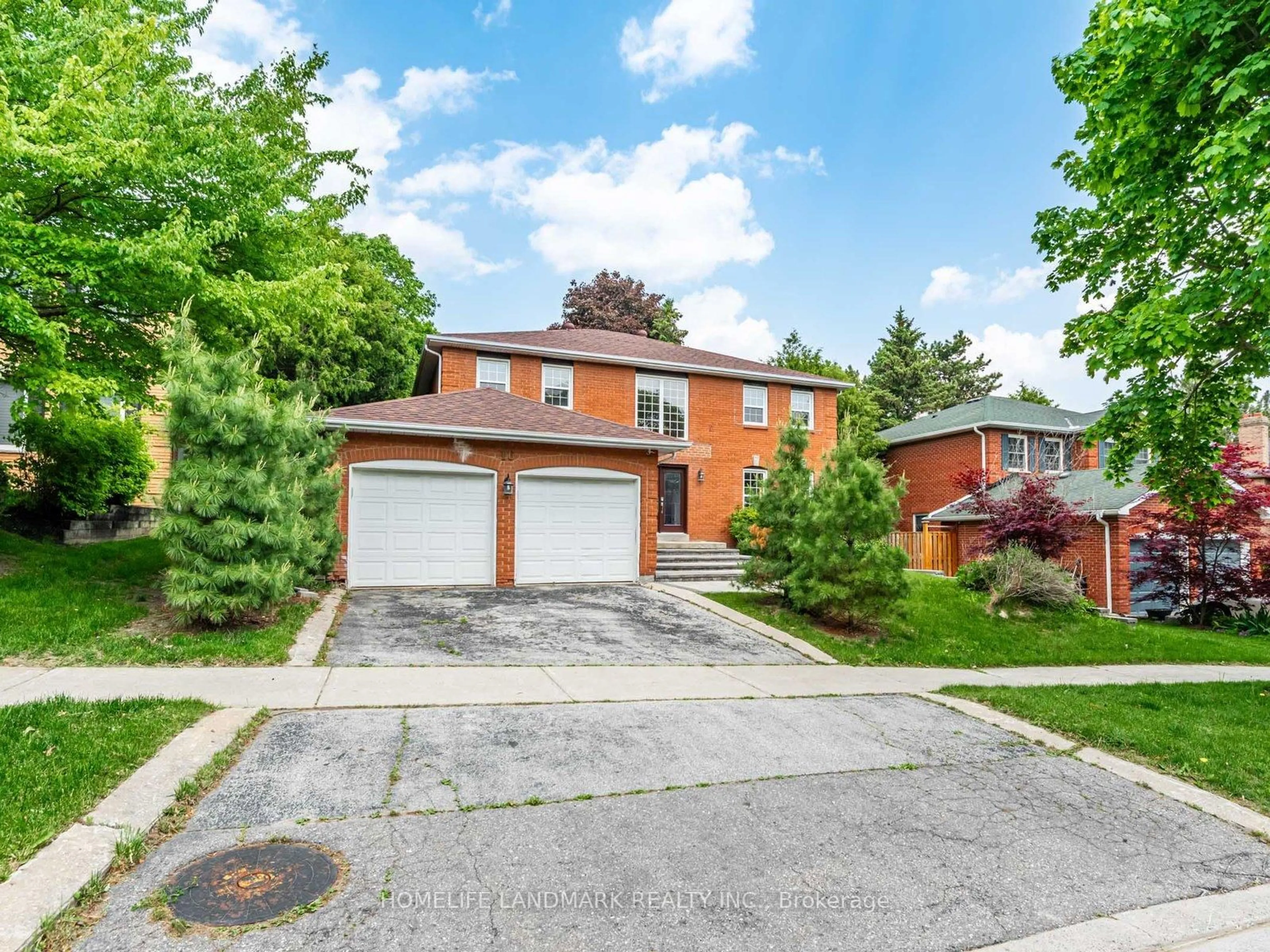Home with brick exterior material, street for 16 Briarwood Rd, Markham Ontario L3R 2X2