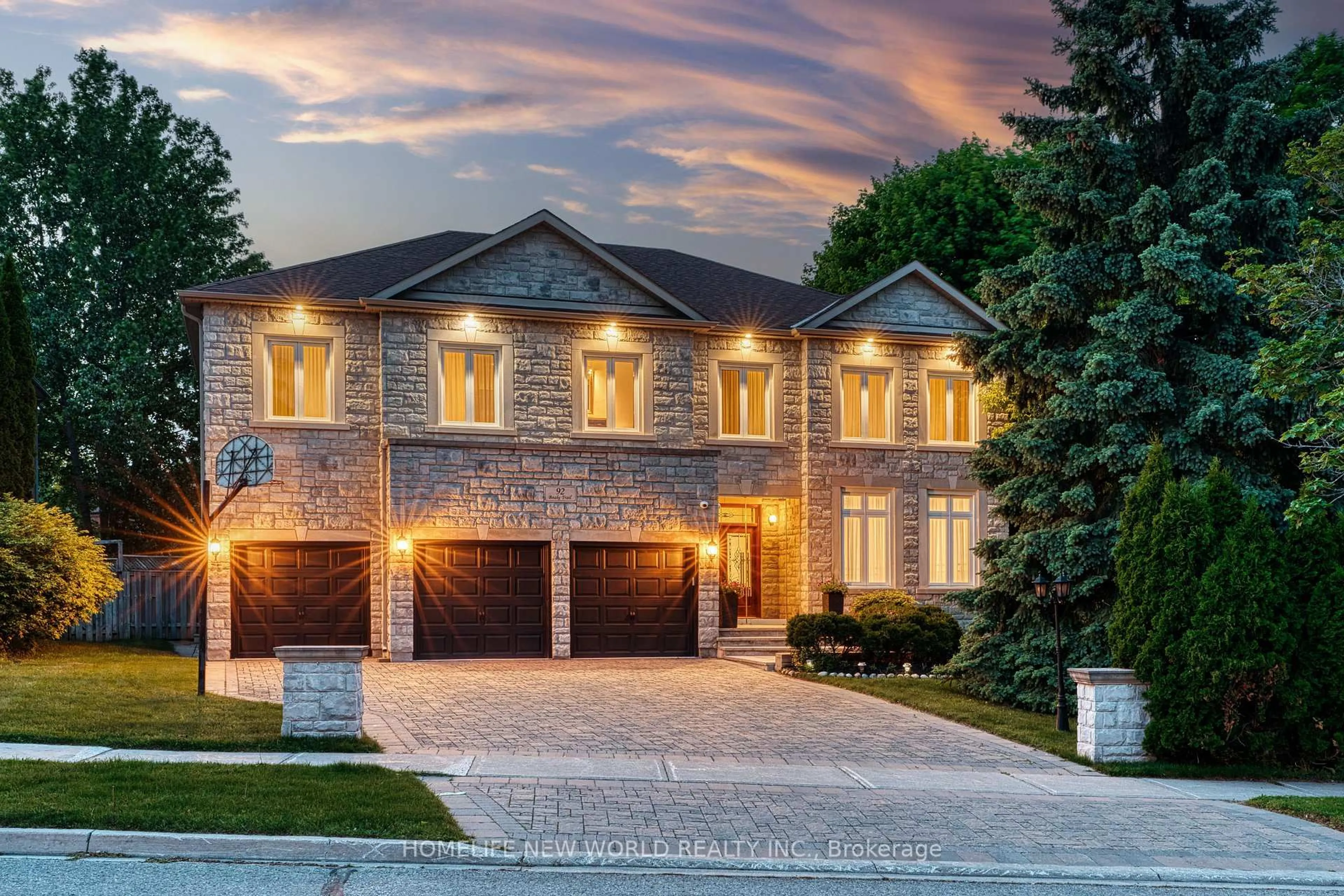 Home with brick exterior material, street for 92 Boake Tr, Richmond Hill Ontario L4B 3H1