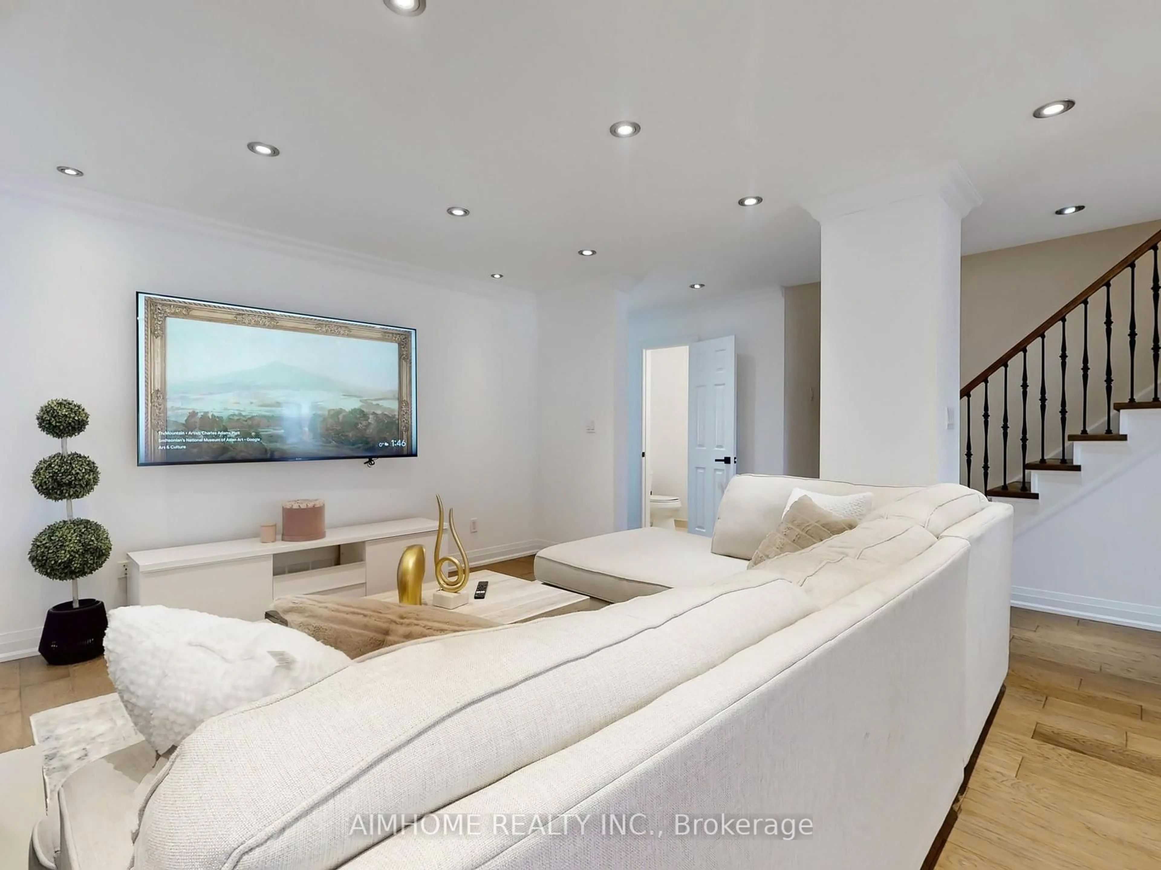 Living room with furniture, unknown for 65 Westhampton Dr, Vaughan Ontario L4J 7H5
