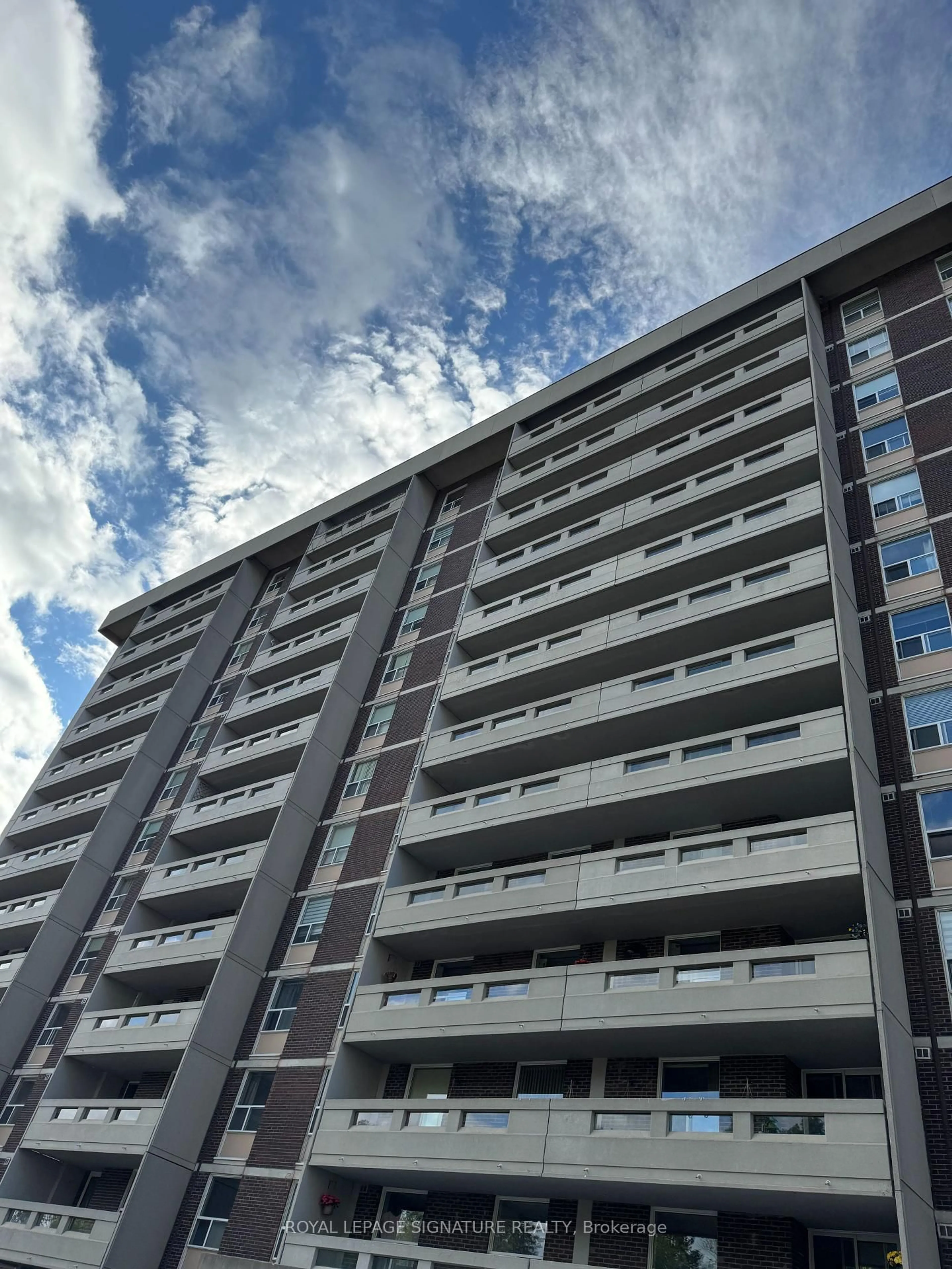 Balcony in the apartment, building for 60 INVERLOCHY Blvd #1210, Markham Ontario L3T 4T7