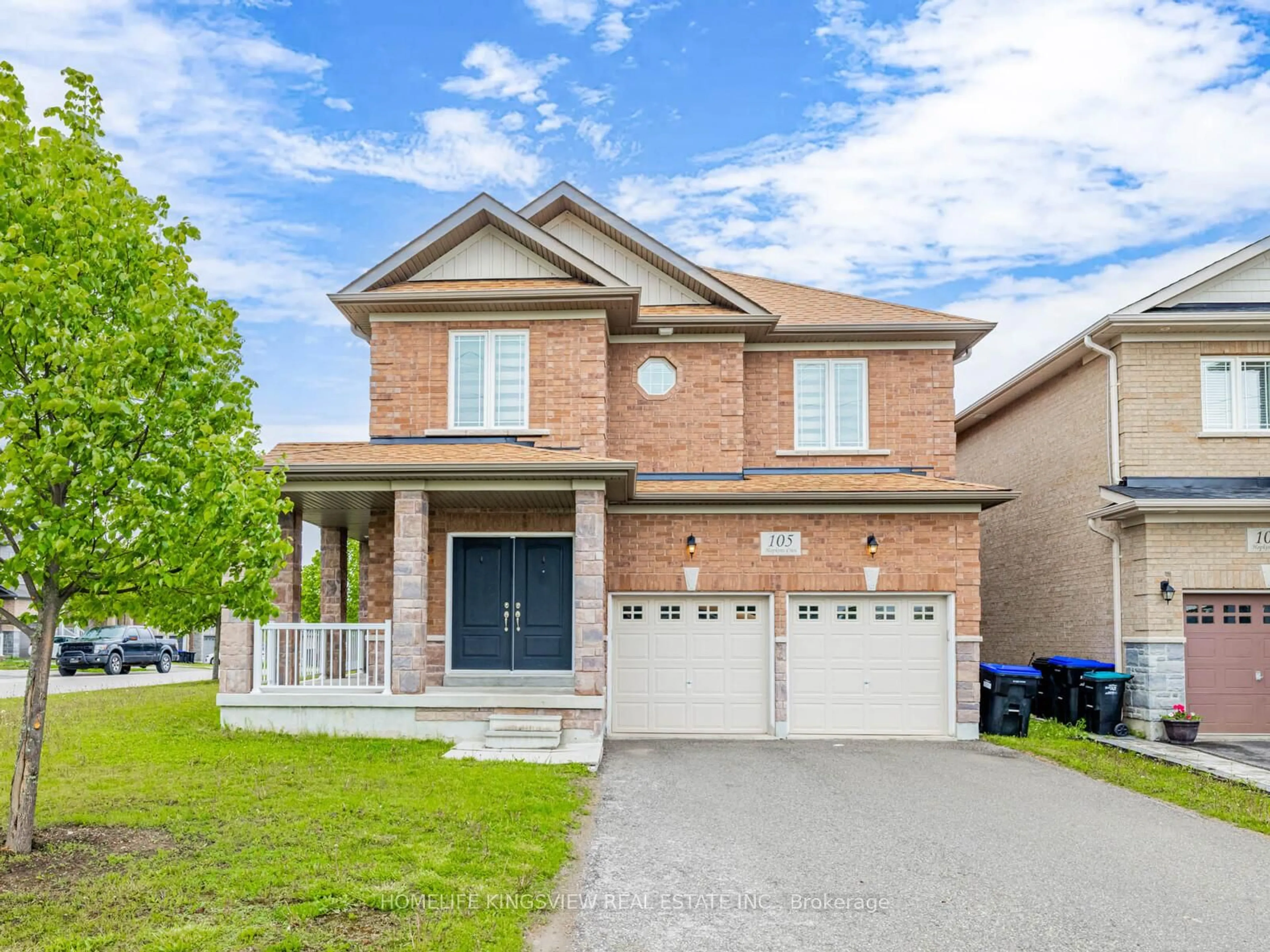 Home with brick exterior material, street for 105 Hopkins Cres, Bradford West Gwillimbury Ontario L3Z 2A4