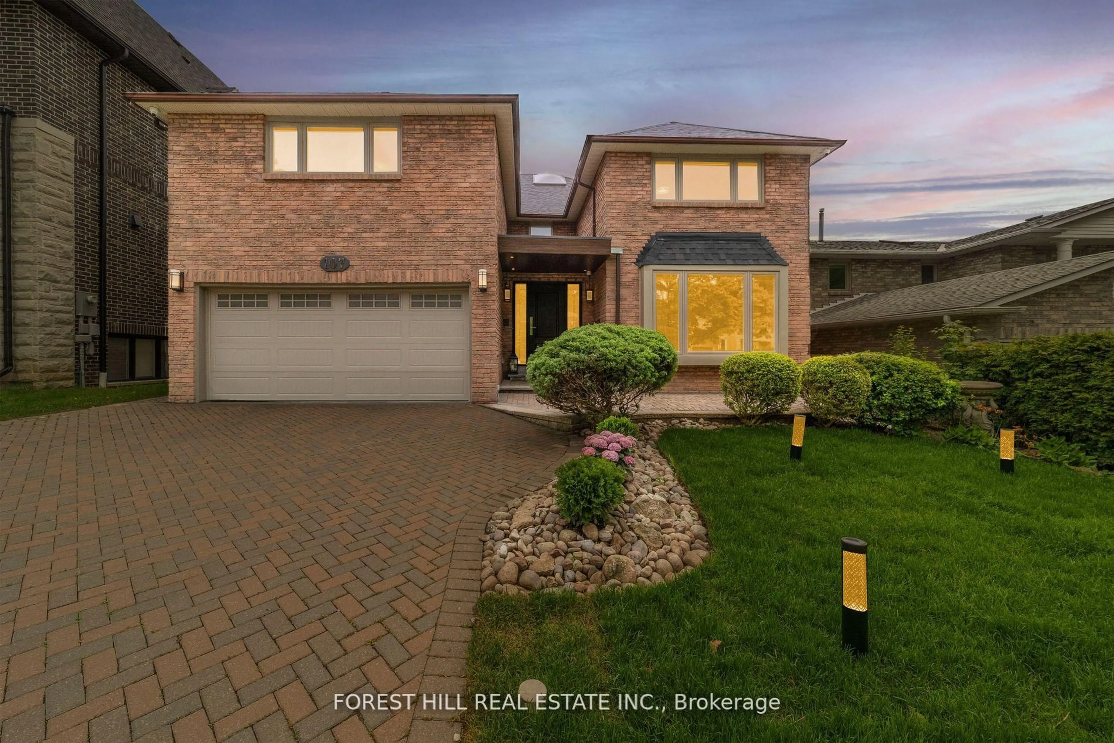 Home with brick exterior material, street for 107 Old Surrey Lane, Richmond Hill Ontario L4C 6R8