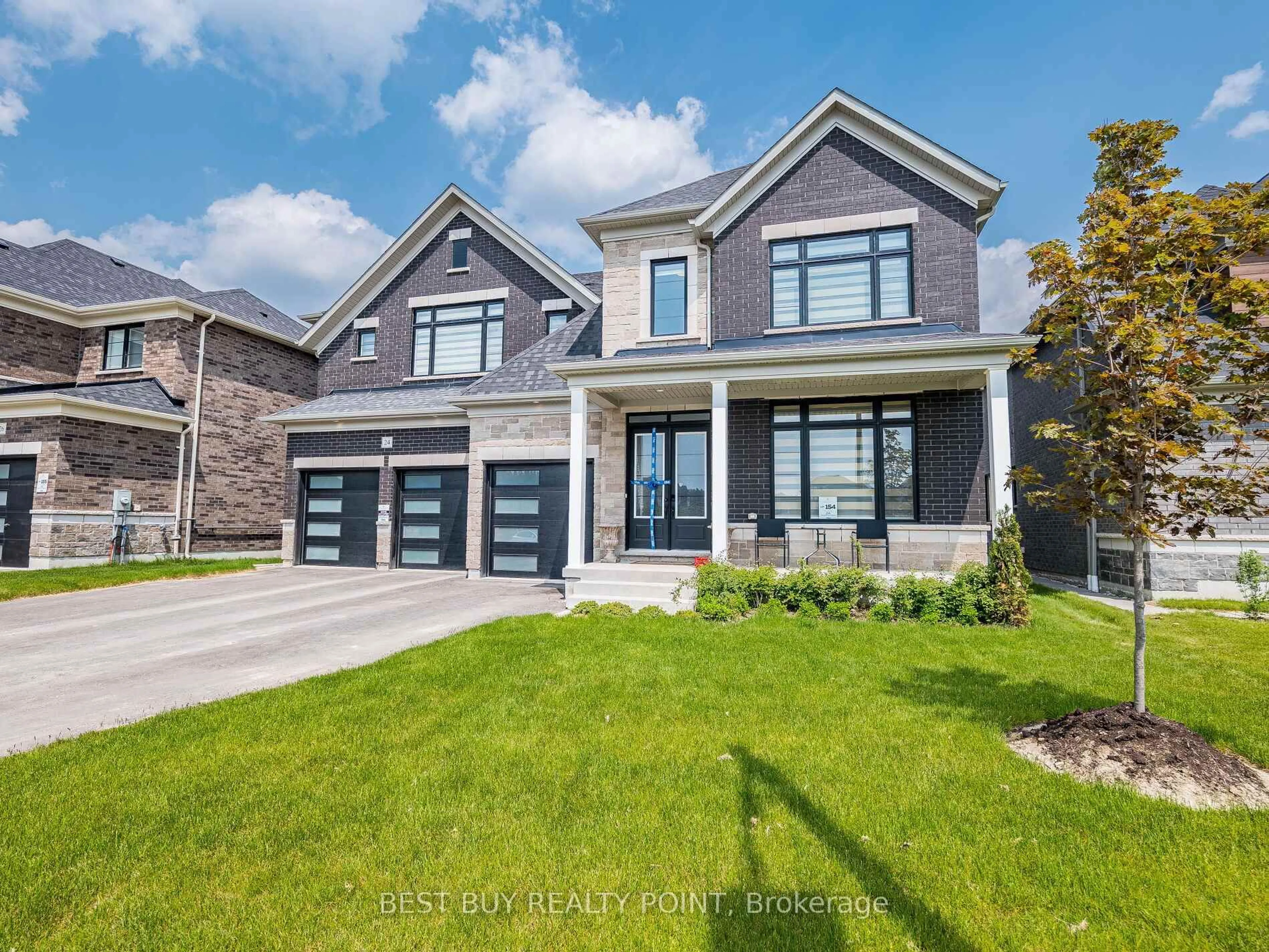 Home with brick exterior material, street for 24 Magnolia Ave, Adjala-Tosorontio Ontario L0G 1W0