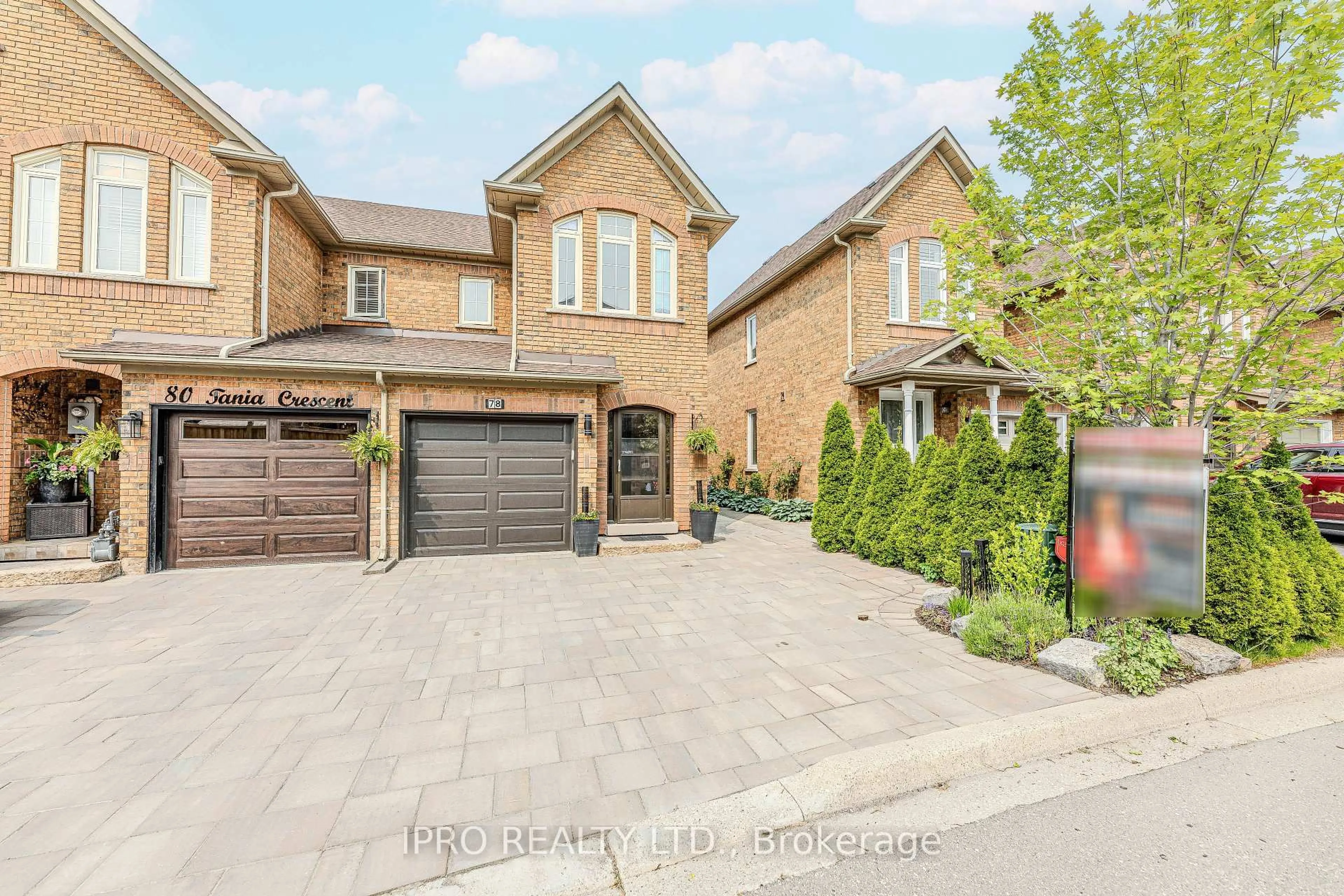 Home with brick exterior material, street for 78 Tania Cres, Vaughan Ontario L6A 2M8