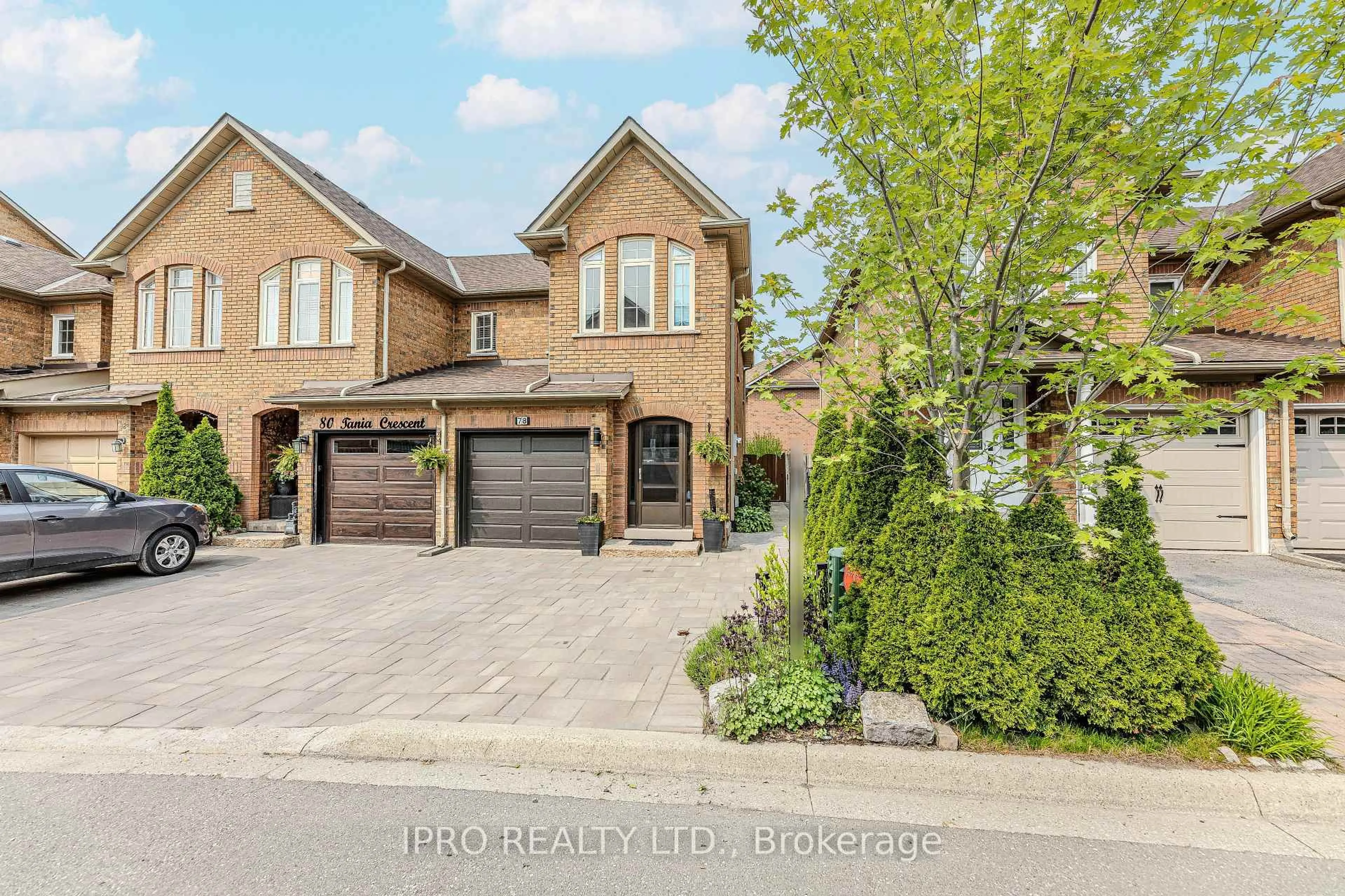 Home with brick exterior material, street for 78 Tania Cres, Vaughan Ontario L6A 2M8