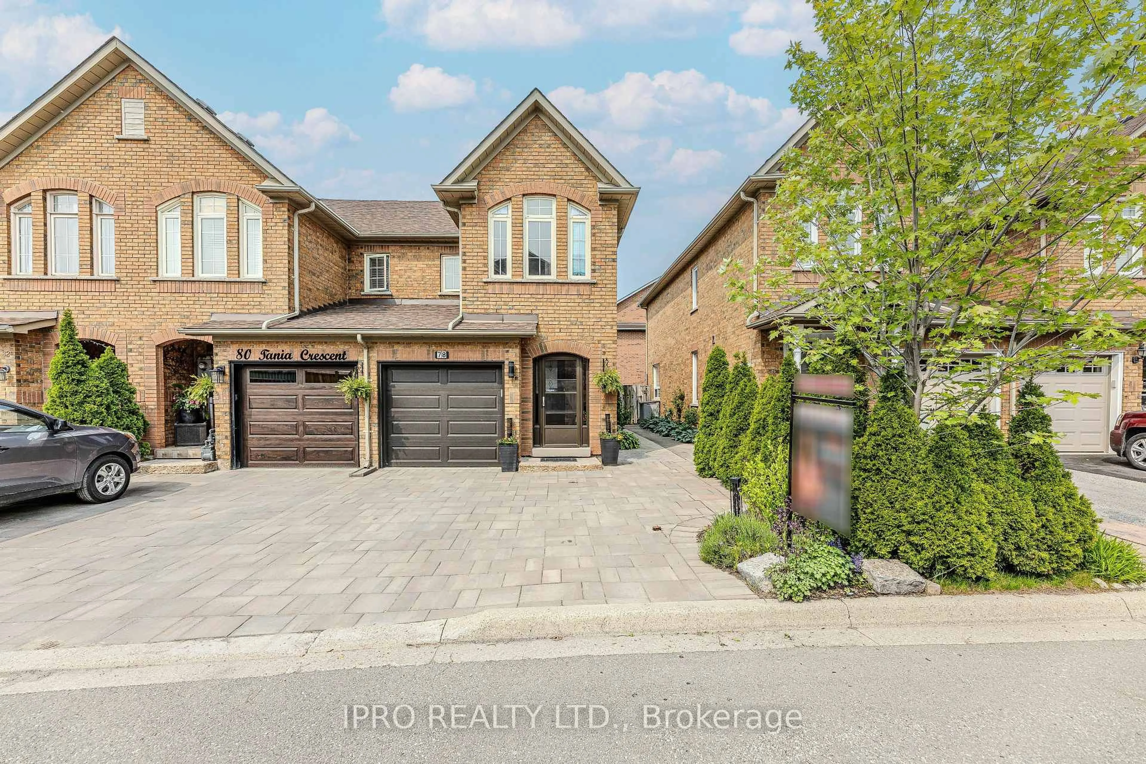 Home with brick exterior material, street for 78 Tania Cres, Vaughan Ontario L6A 2M8
