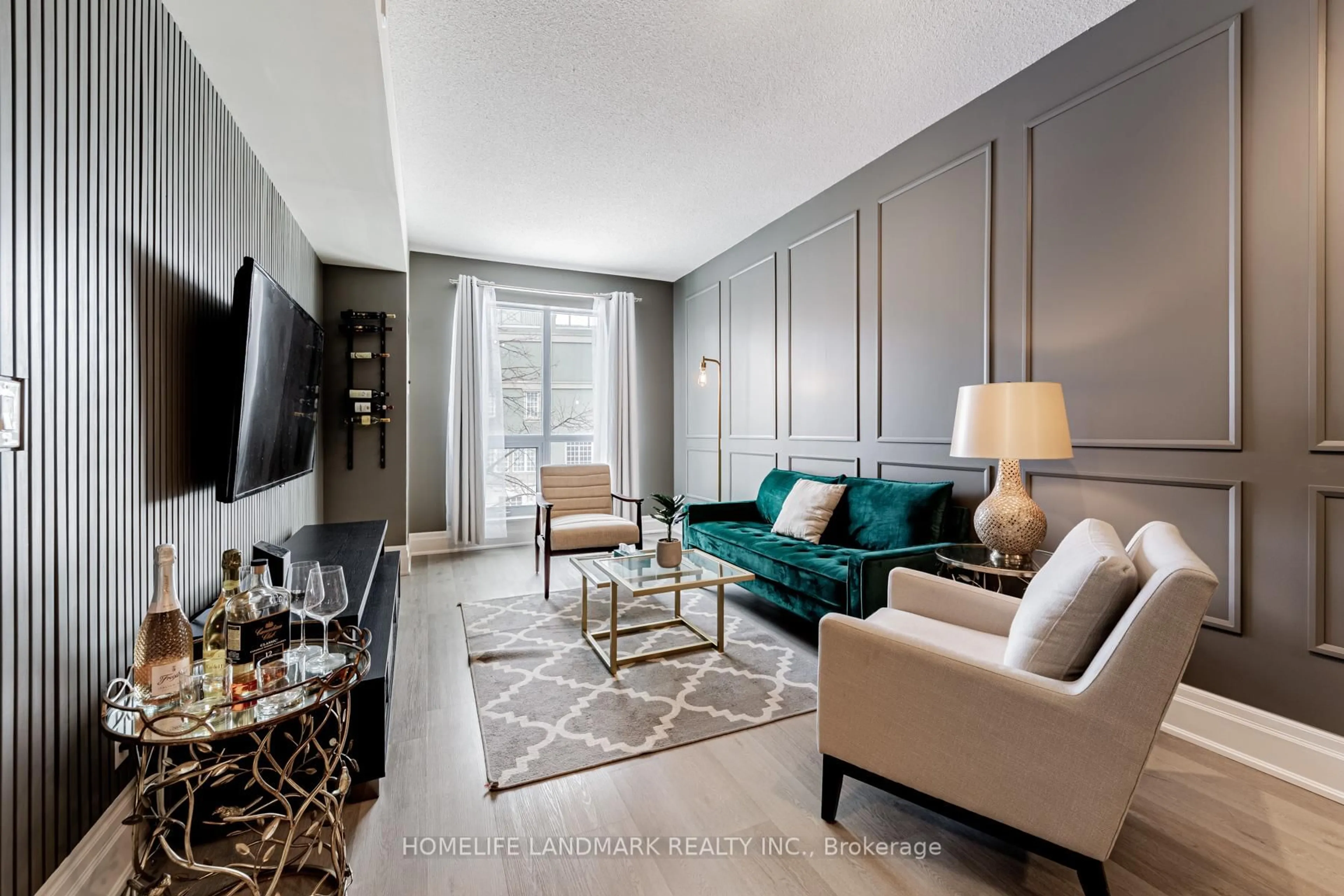 Living room with furniture, unknown for 57 Upper Duke Cres #205, Markham Ontario L6G 0B7