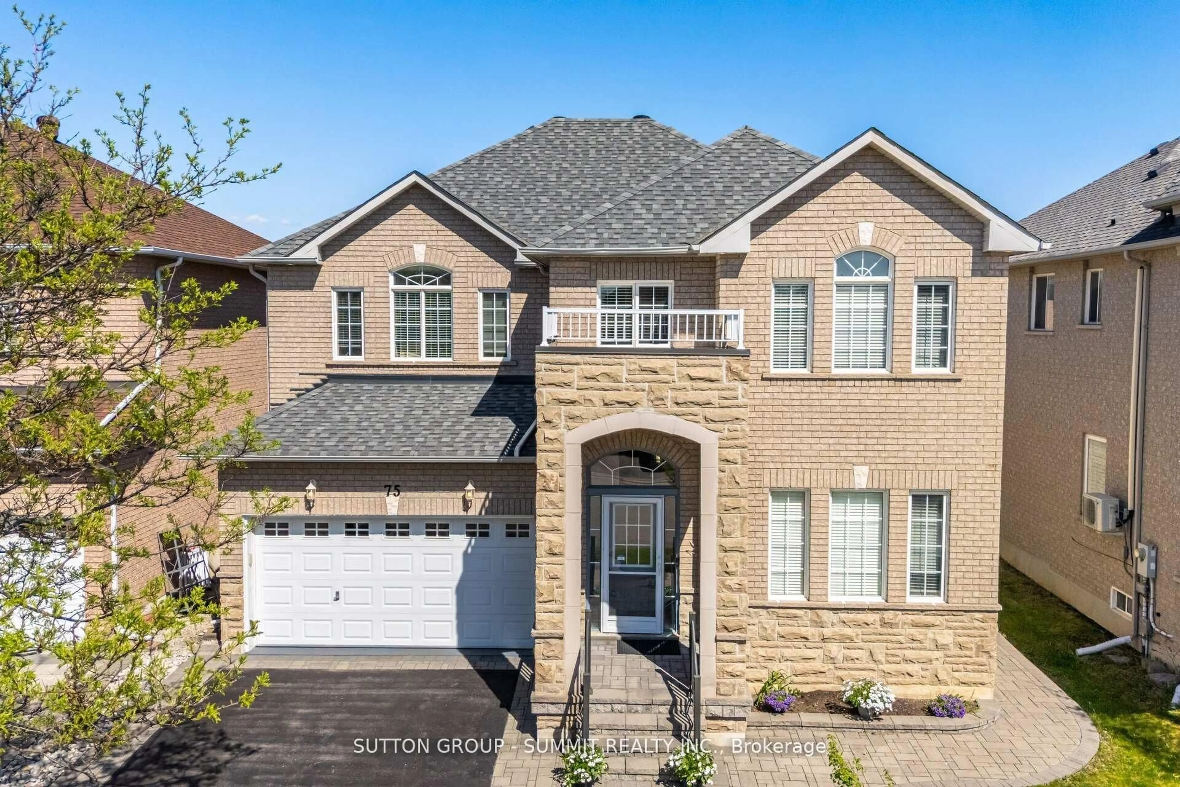 Home with brick exterior material, street for 75 Huntingfield St, Vaughan Ontario L4K 5J1