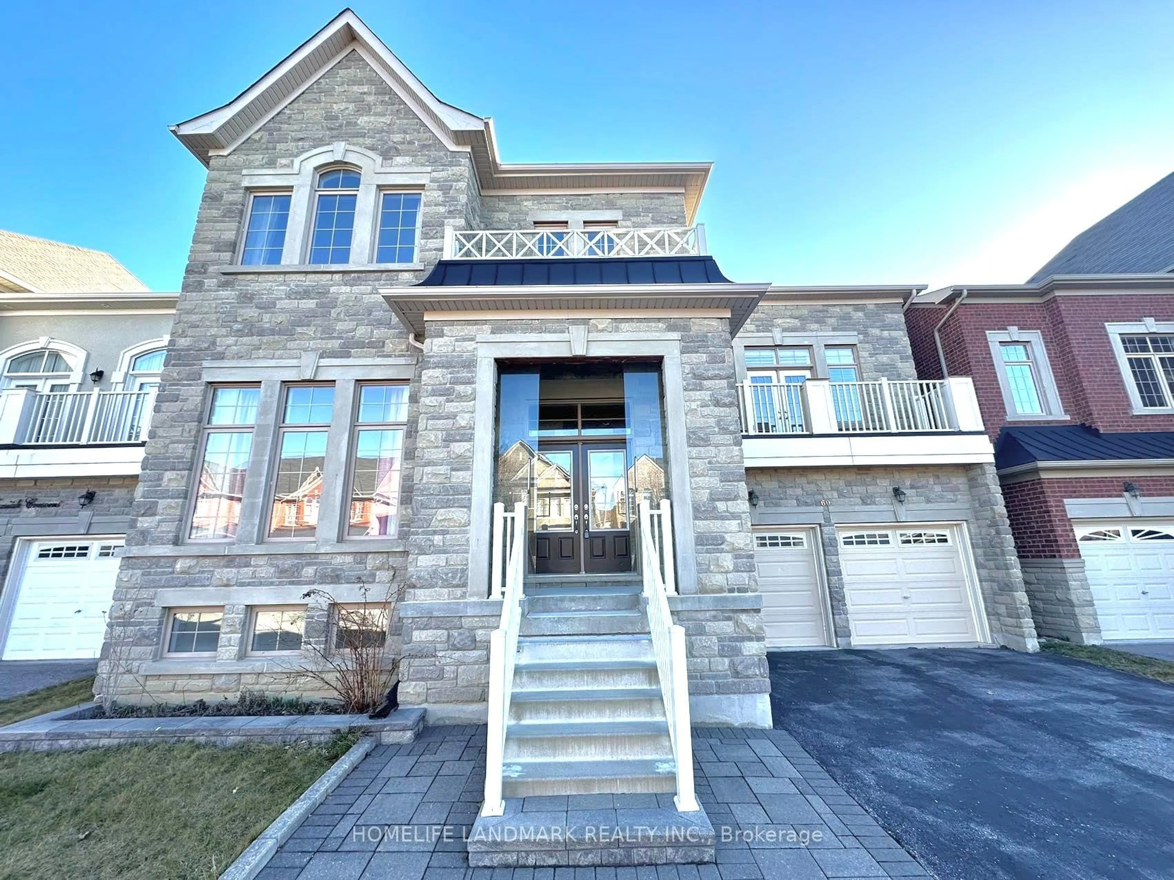 Home with brick exterior material, street for 60 Wozniak Cres, Markham Ontario L6E 0L4