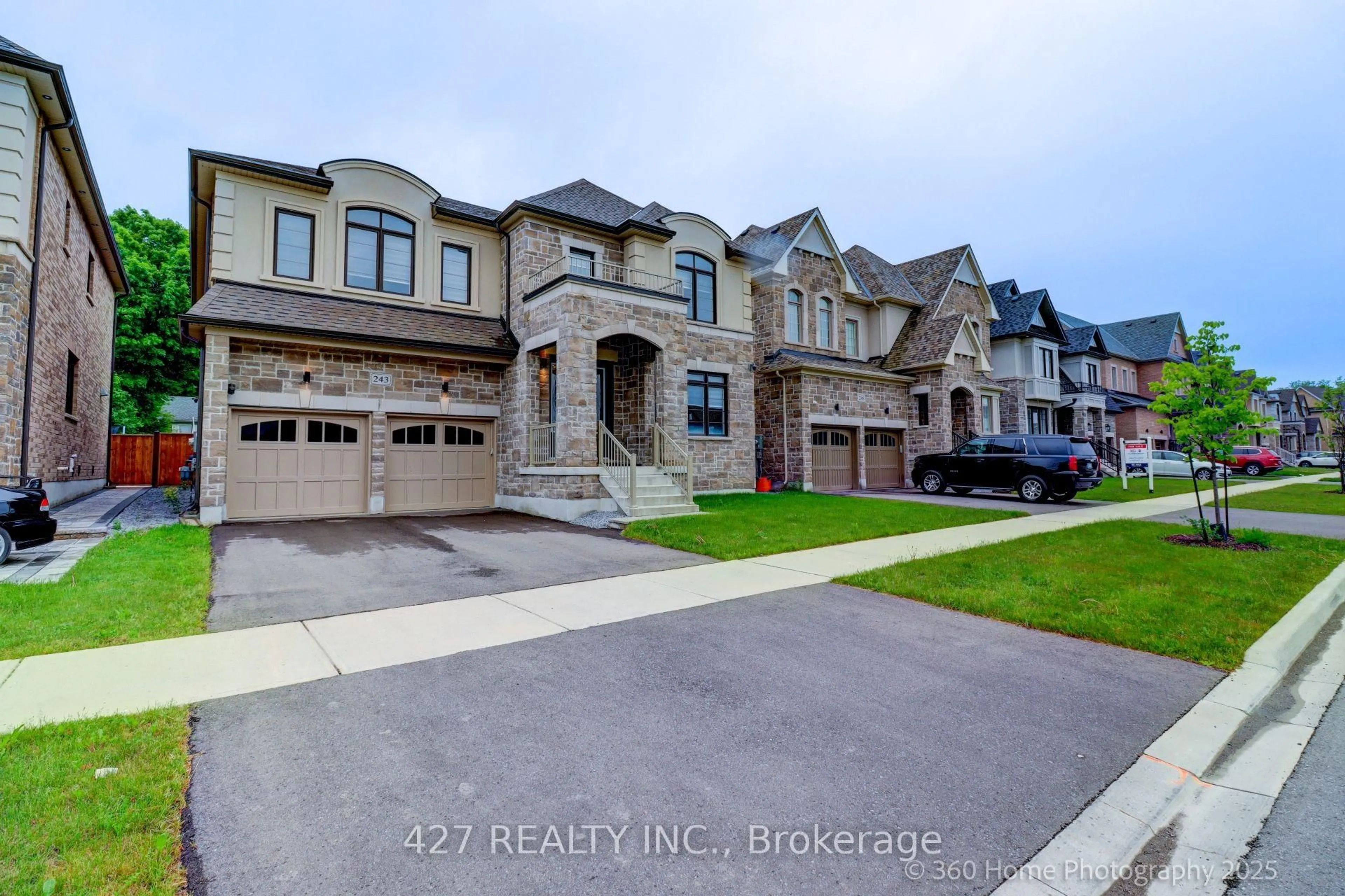 Home with brick exterior material, street for 243 Danny Wheeler Blvd, Georgina Ontario L4P 0J8