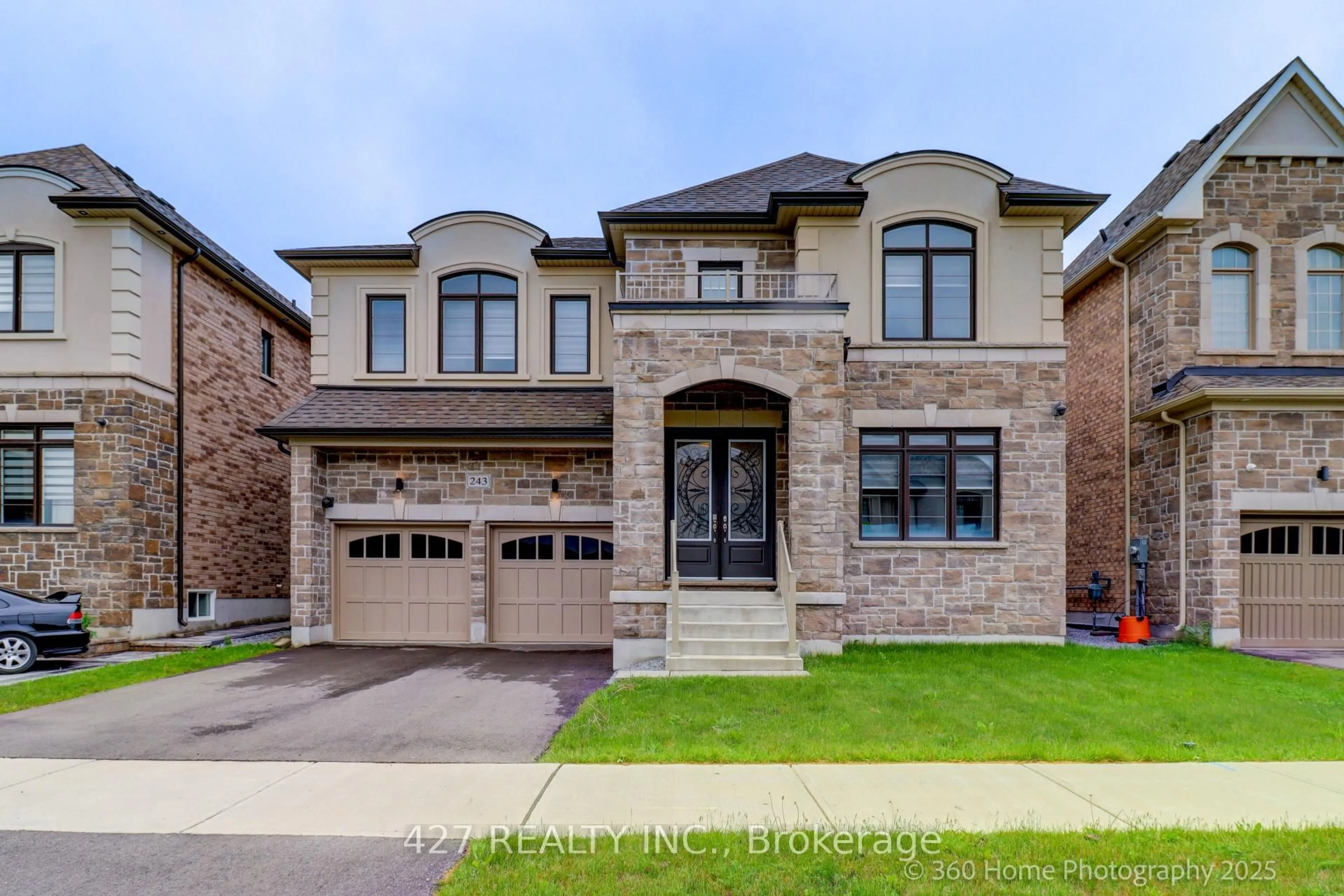 Home with brick exterior material, street for 243 Danny Wheeler Blvd, Georgina Ontario L4P 0J8