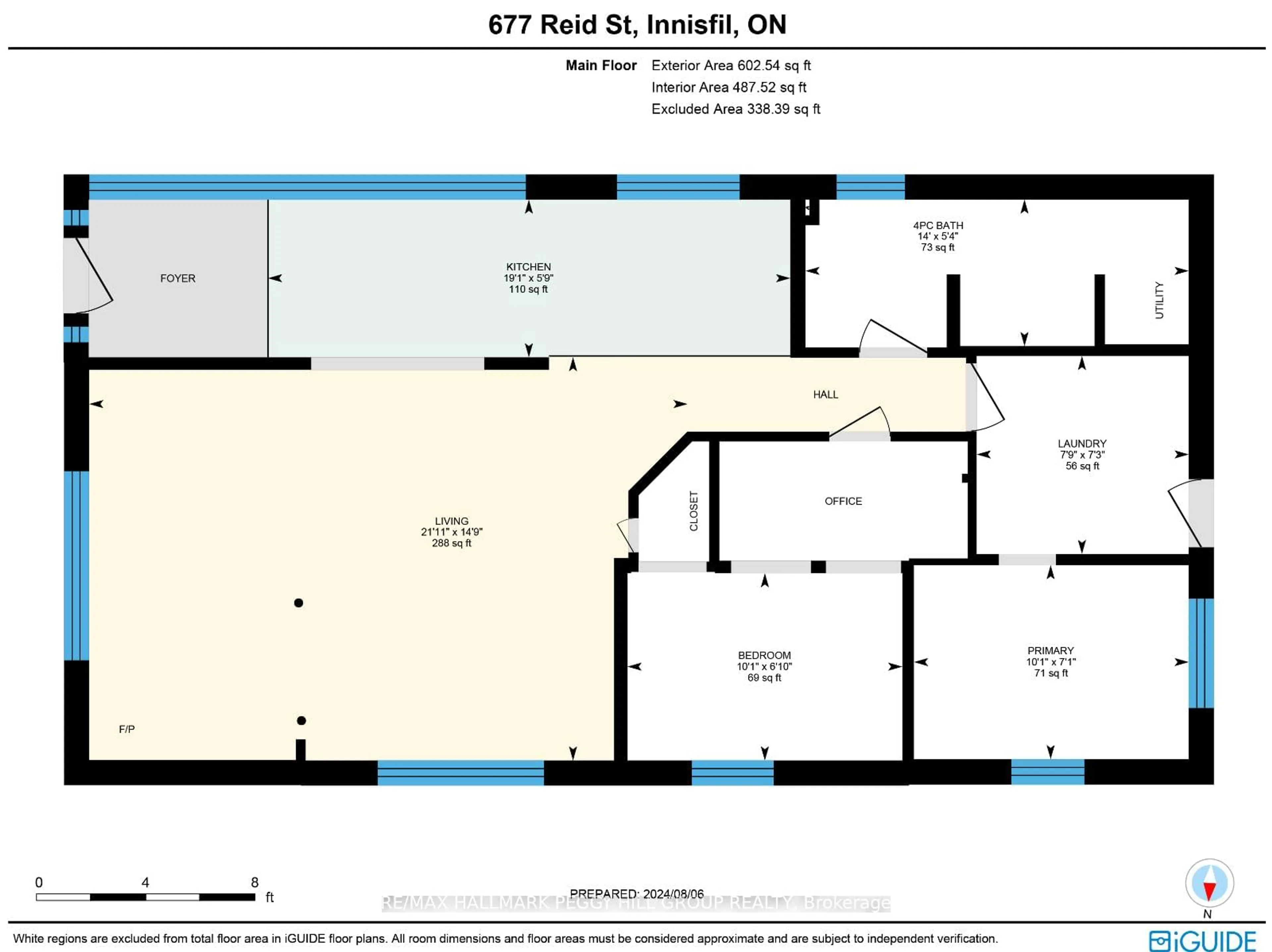 Floor plan for 677 Reid St, Innisfil Ontario L9S 2E9