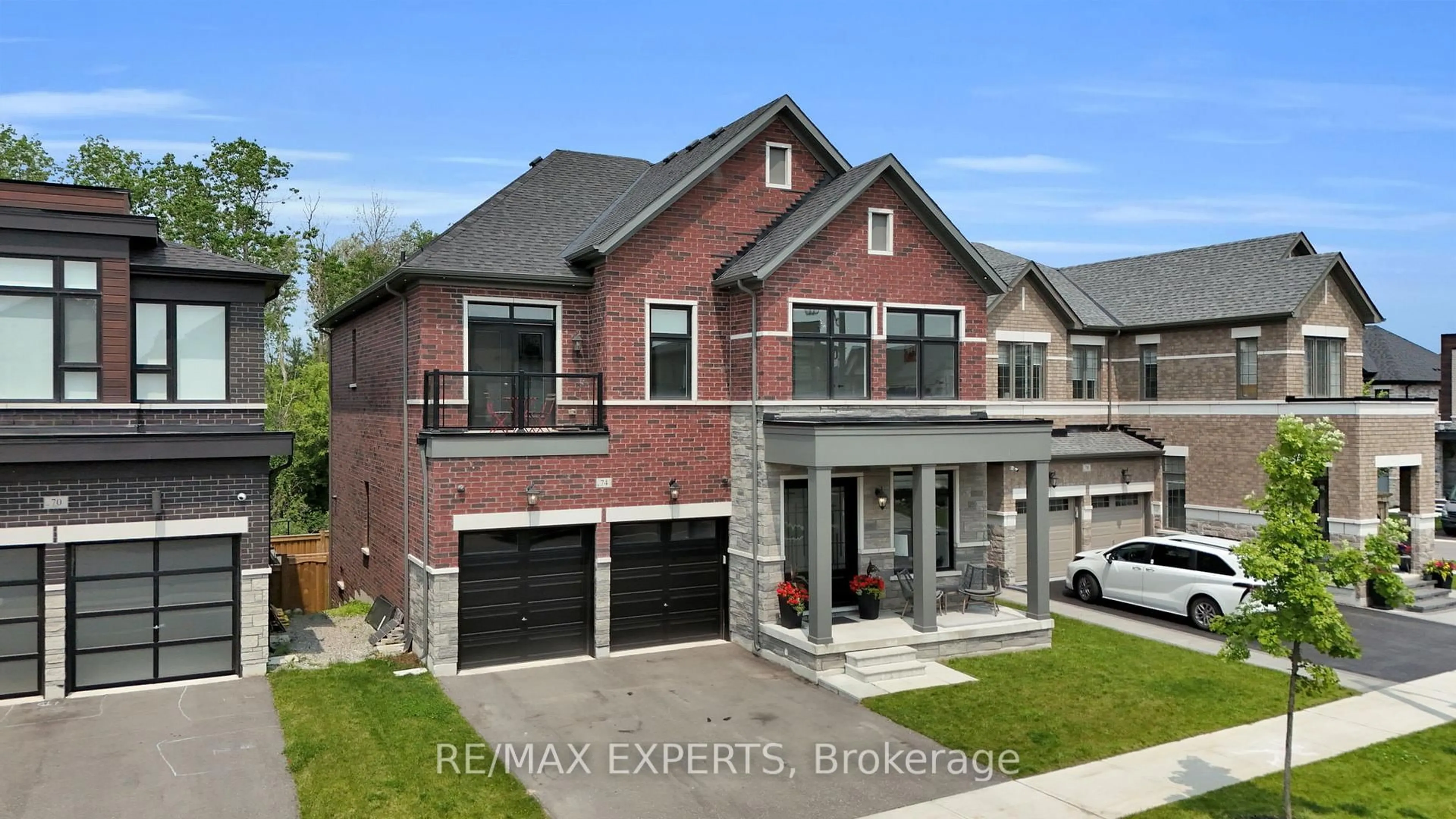 Home with brick exterior material, street for 74 Ryerson Dr, Vaughan Ontario L4H 5C1