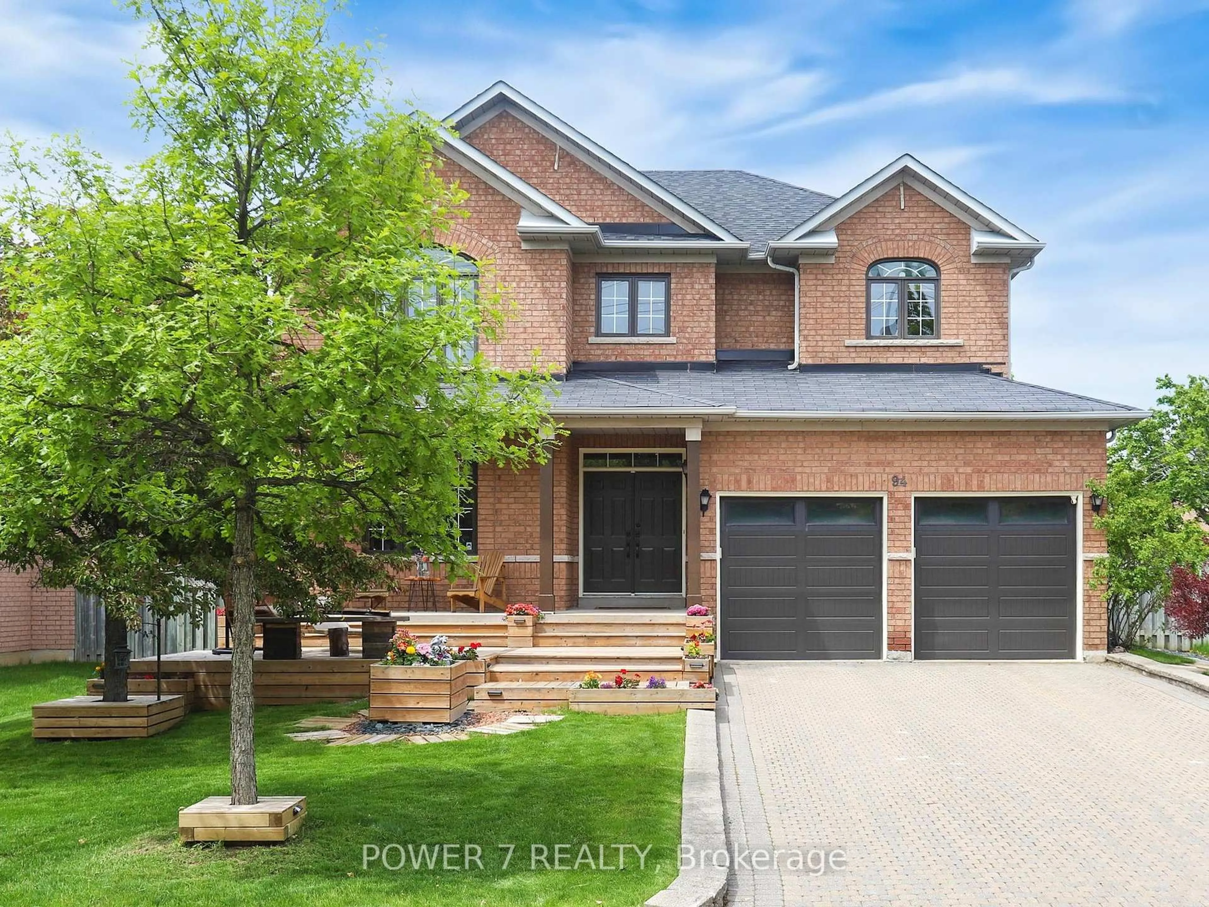 Home with brick exterior material, street for 94 Sutcliffe Cres, Markham Ontario L6C 1X3
