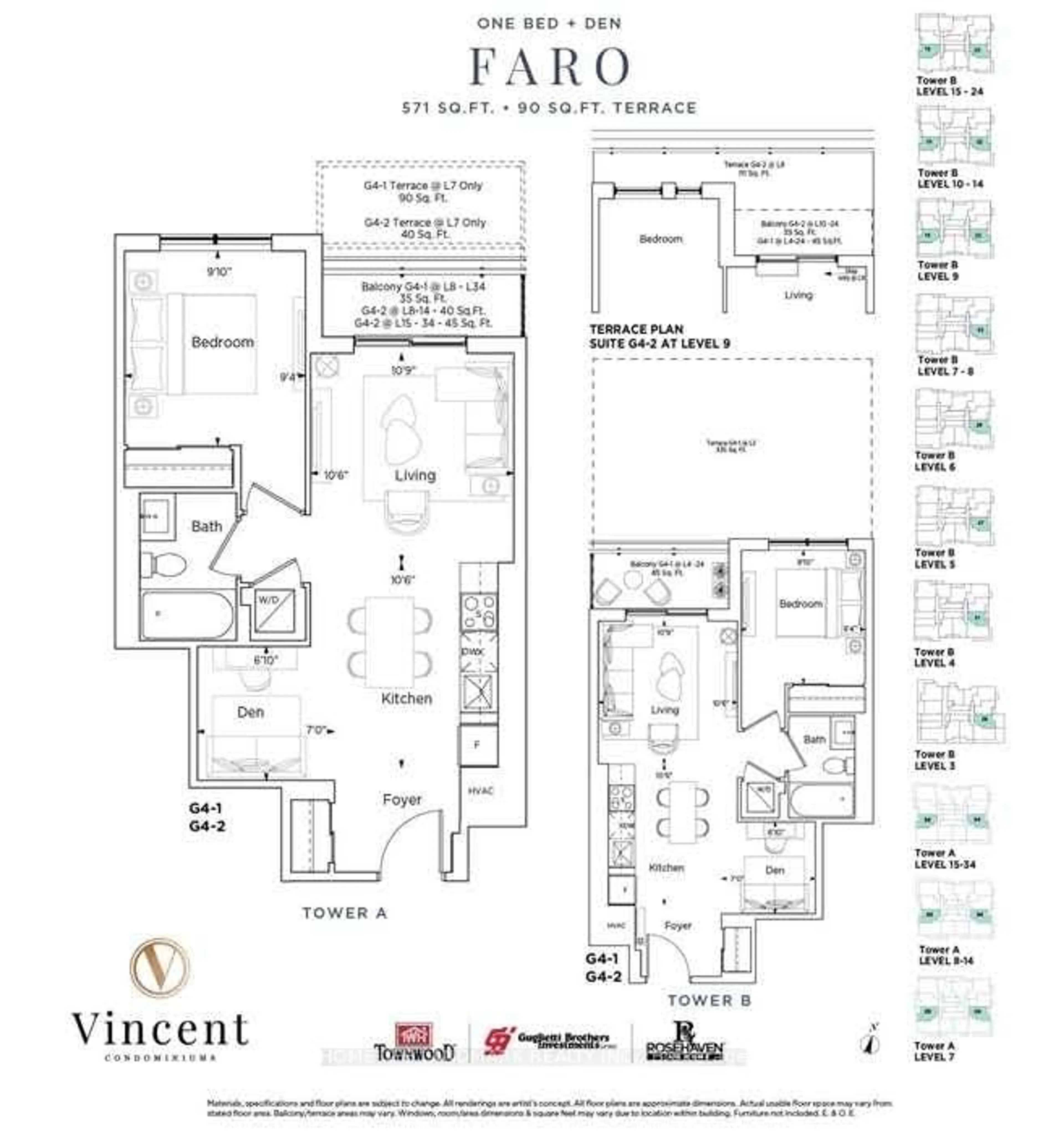 Floor plan for 2851 Hwy 7 #1822, Vaughan Ontario L4K 1W2