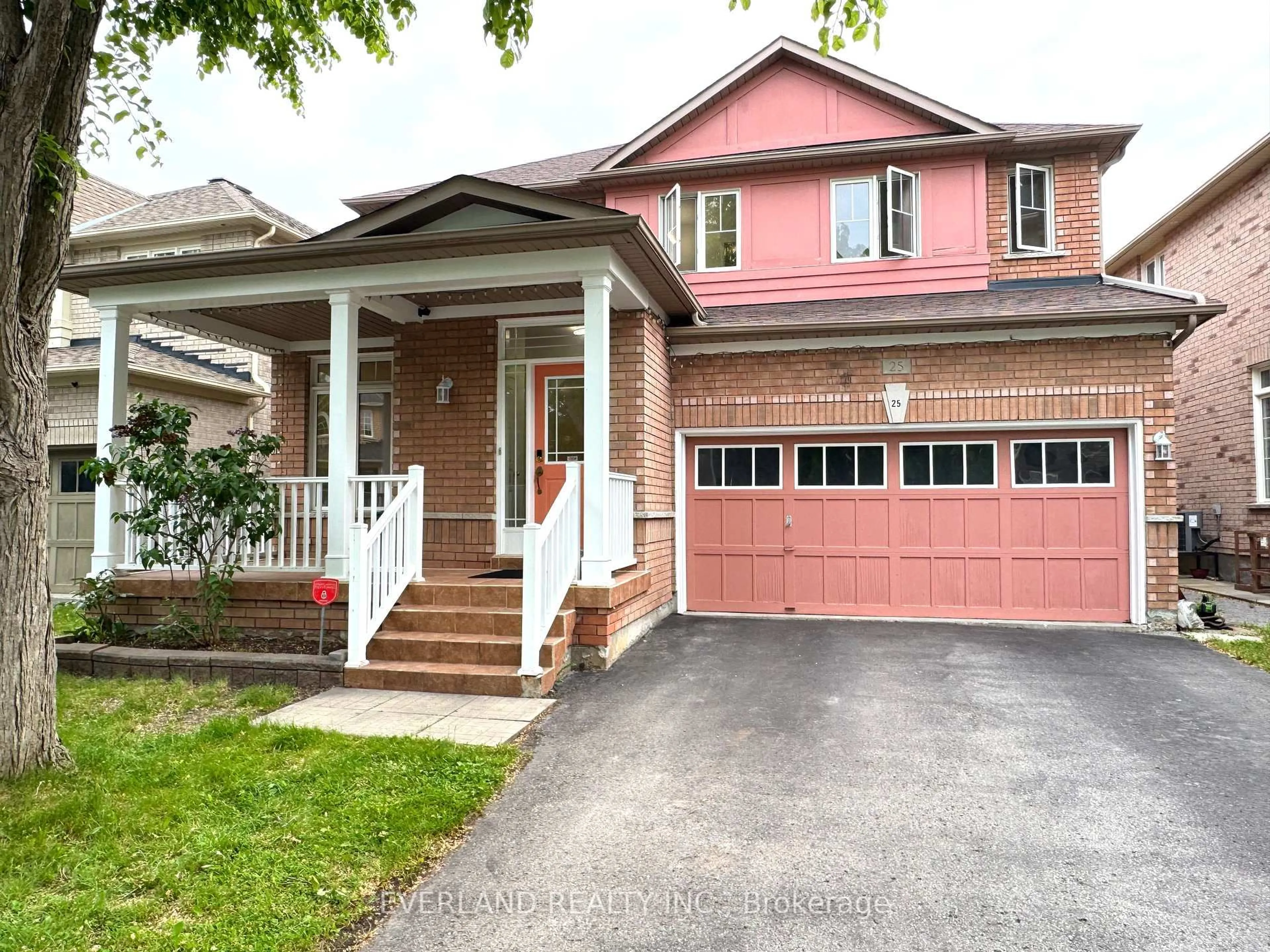 Home with brick exterior material, street for 25 Saffron St, Markham Ontario L6E 1L7