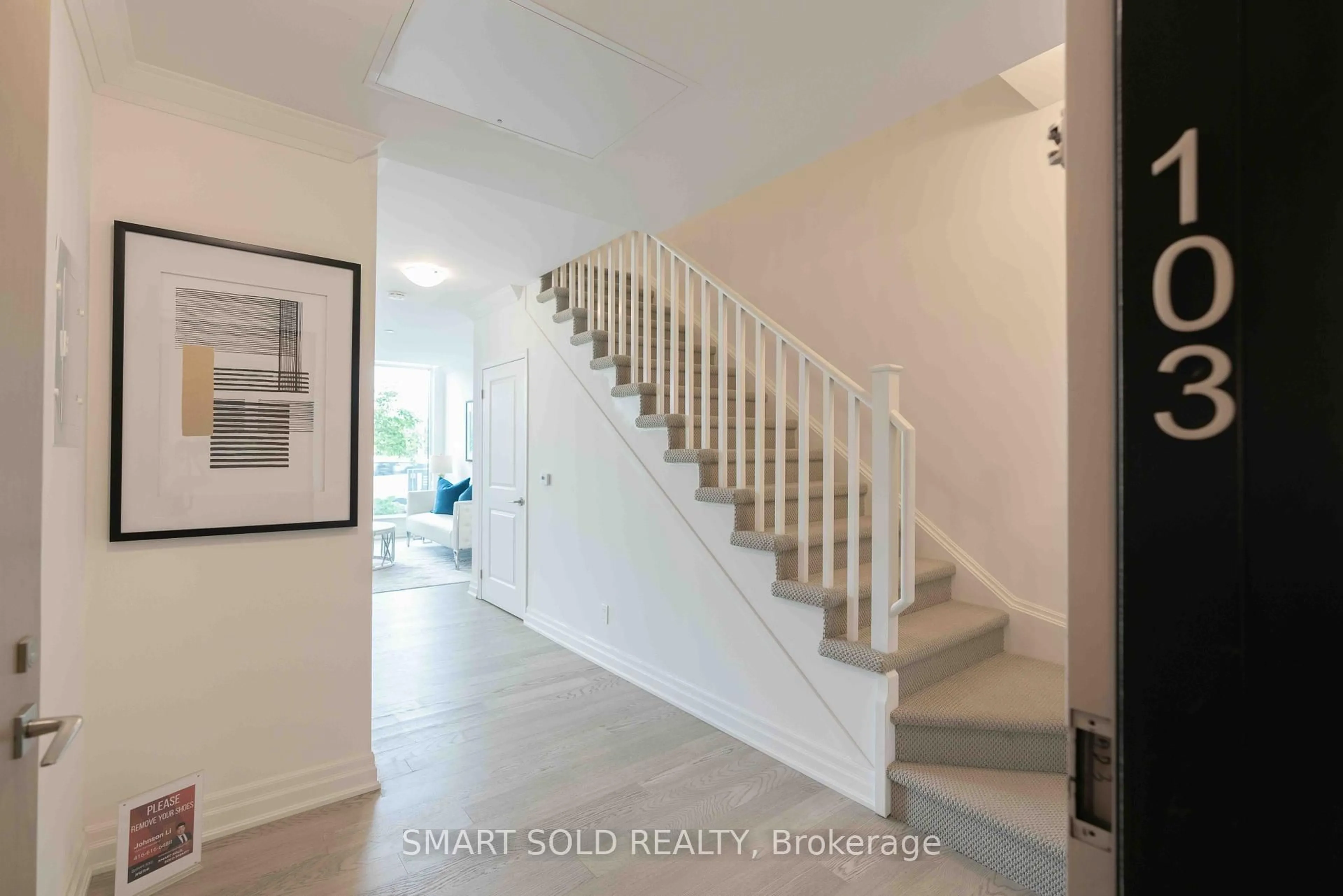 Indoor entryway for 18 Rouge Valley Dr #103, Markham Ontario L6G 0B6