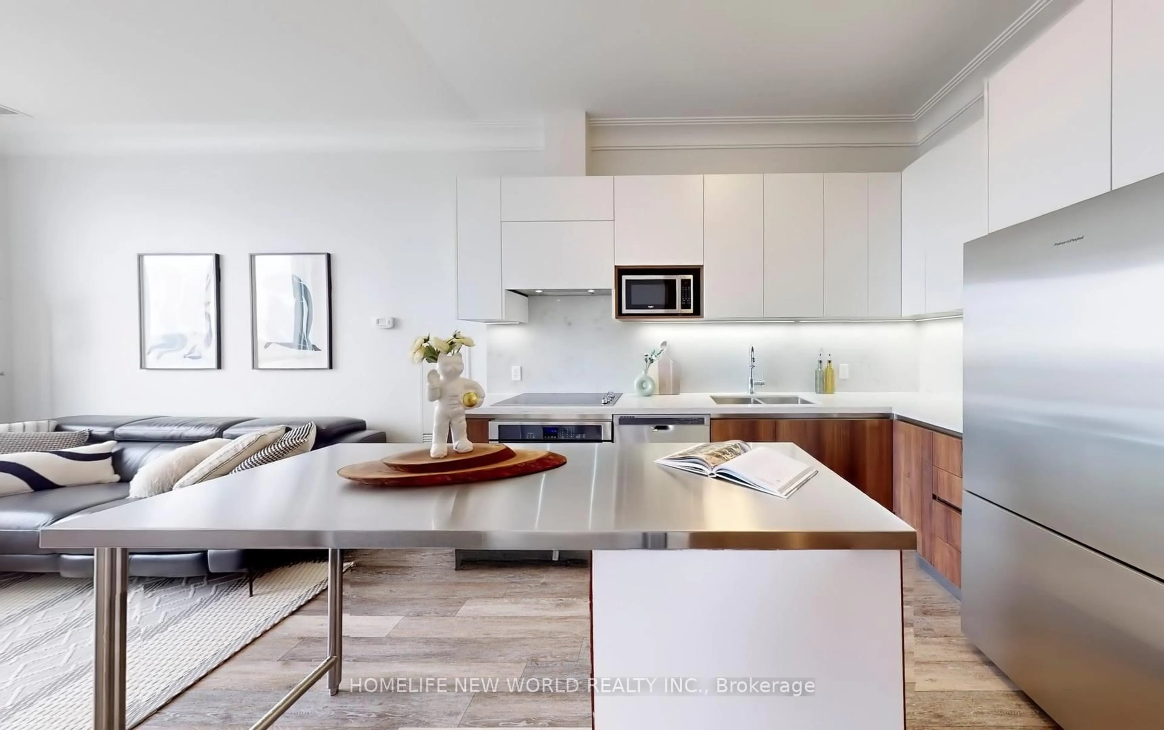 Open concept kitchen, unknown for 25 Water Walk Dr #PH15, Markham Ontario L3P 1N3