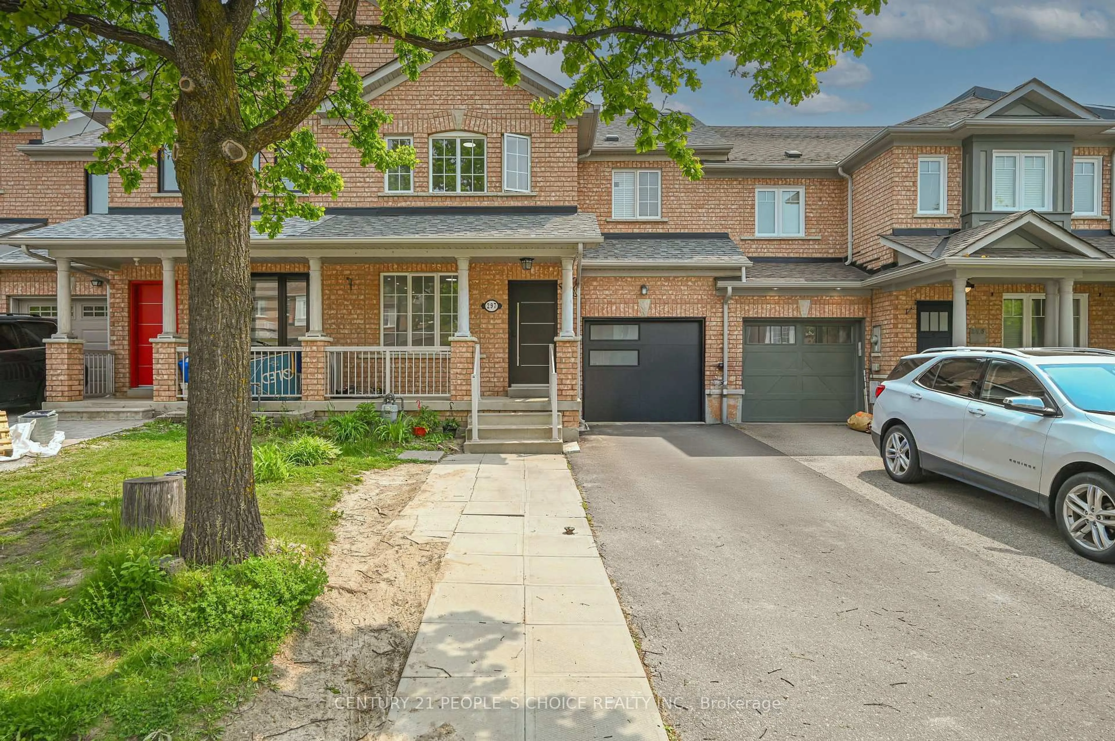 Home with brick exterior material, street for 297 Flagstone Way, Newmarket Ontario L3X 2R8