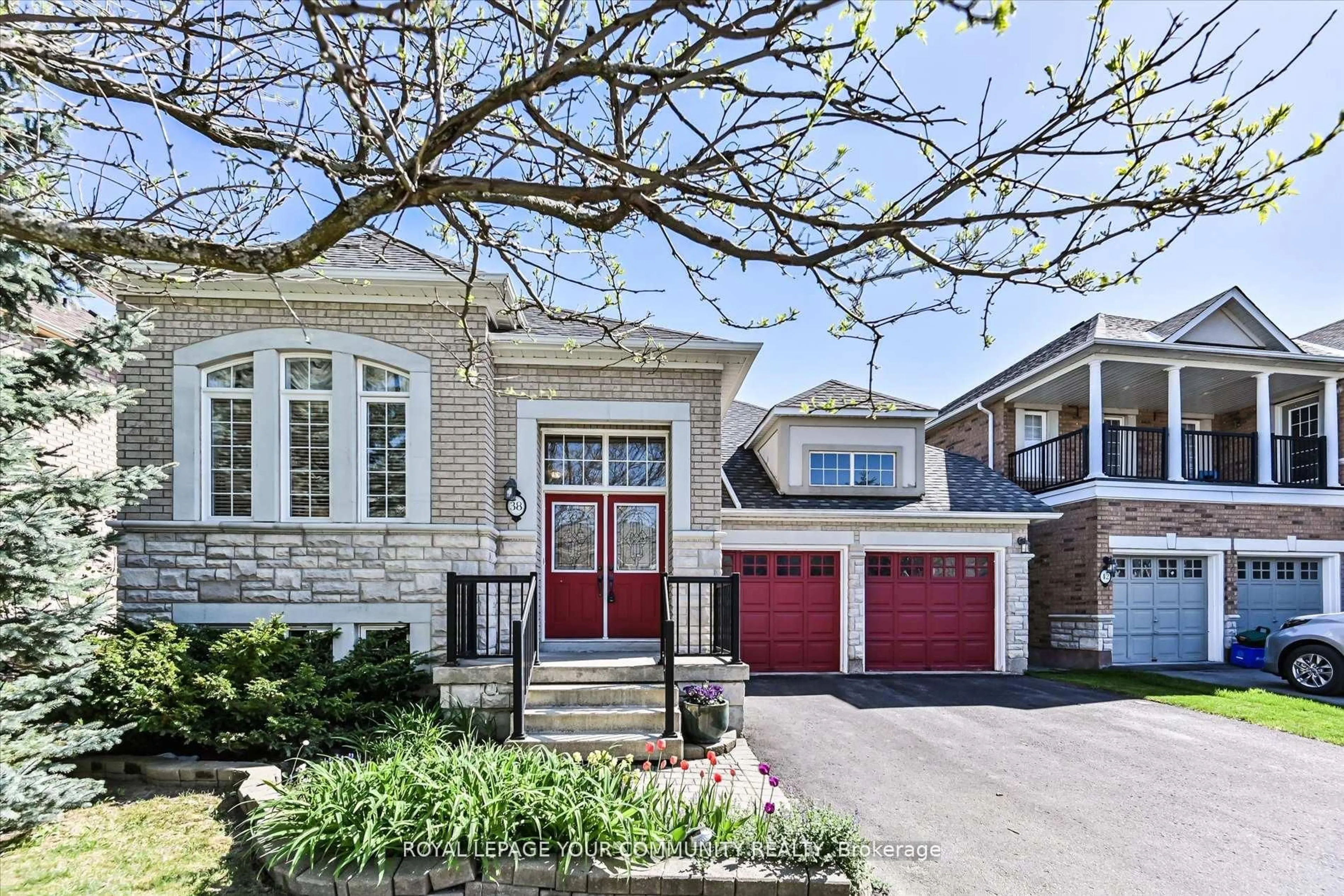 Home with brick exterior material, street for 38 Brass Dr, Richmond Hill Ontario L4E 4T3