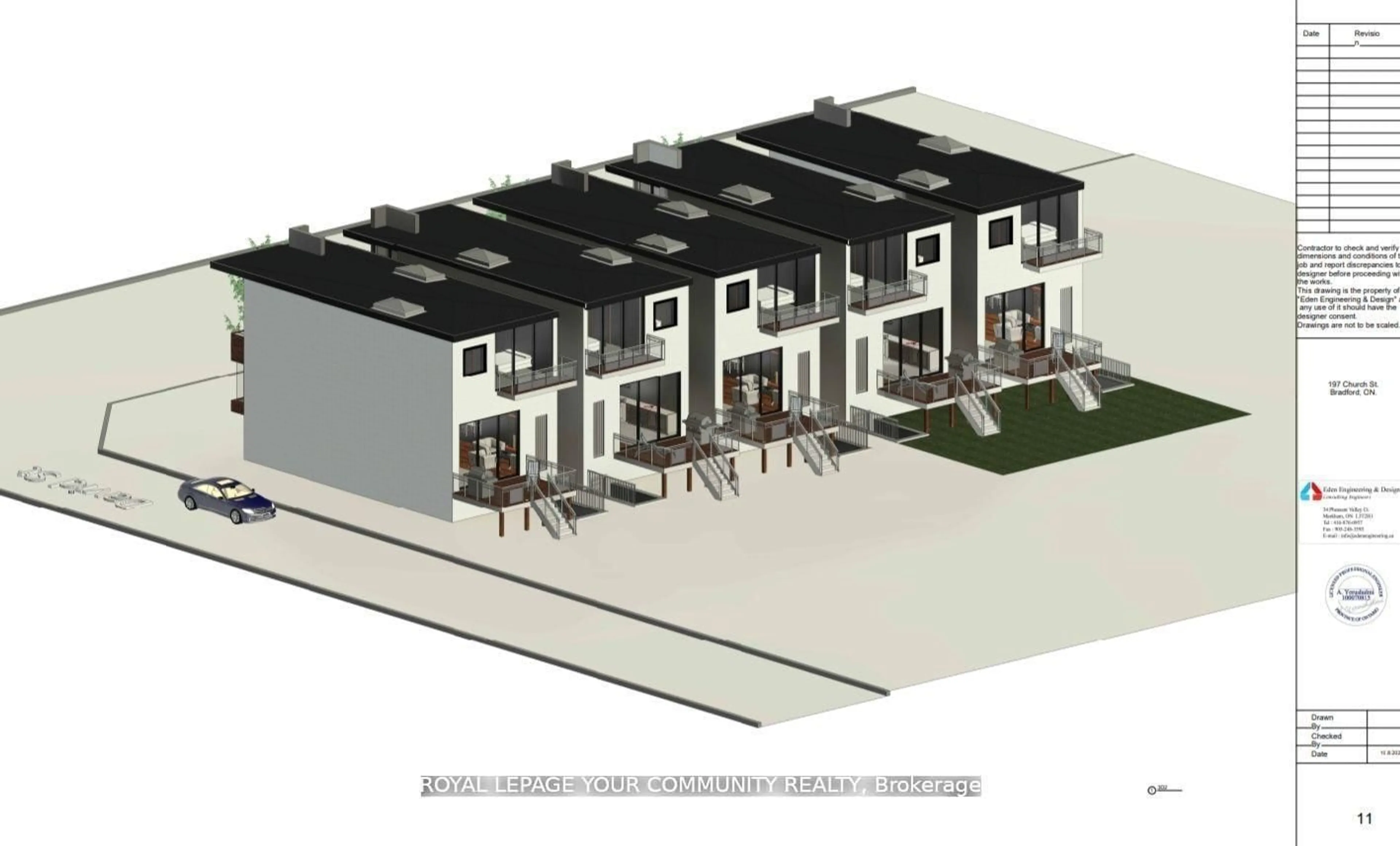 Floor plan for 197 Church St, Bradford West Gwillimbury Ontario L3Z 1R4