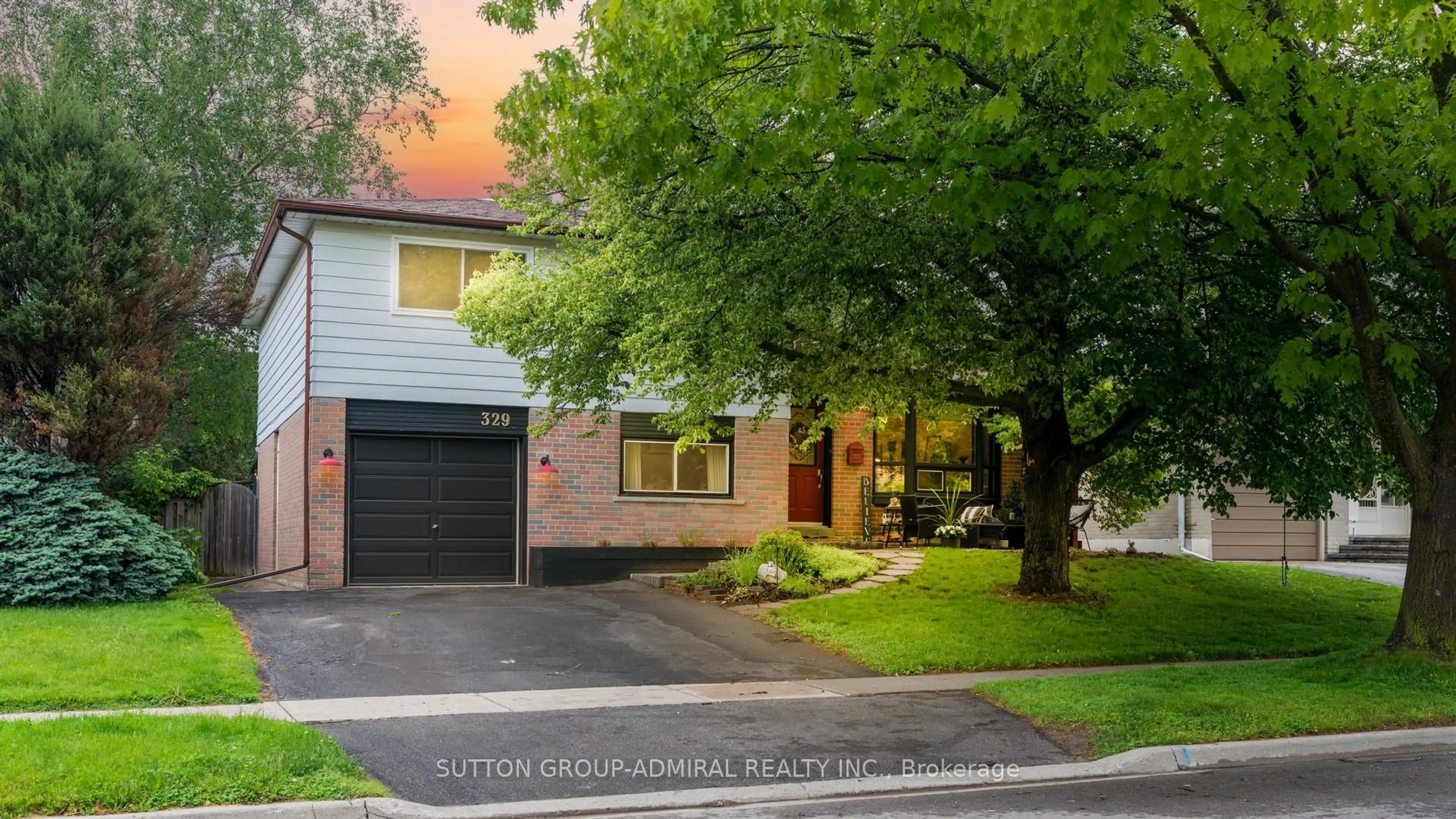 Home with brick exterior material, street for 329 Towercrest Dr, Newmarket Ontario L3Y 1C3