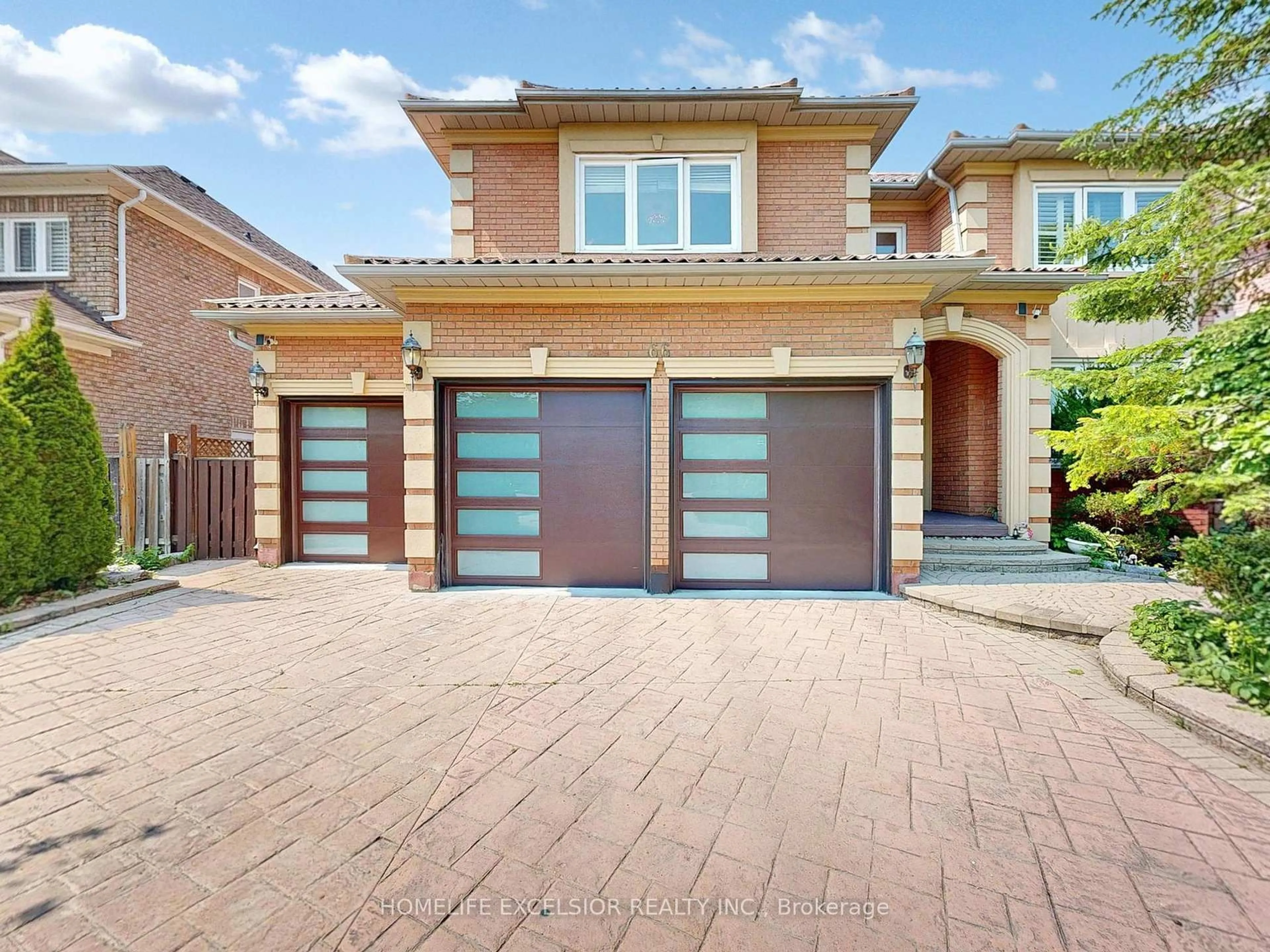 Home with brick exterior material, street for 66 Woodstone Ave, Richmond Hill Ontario L4S 1G9