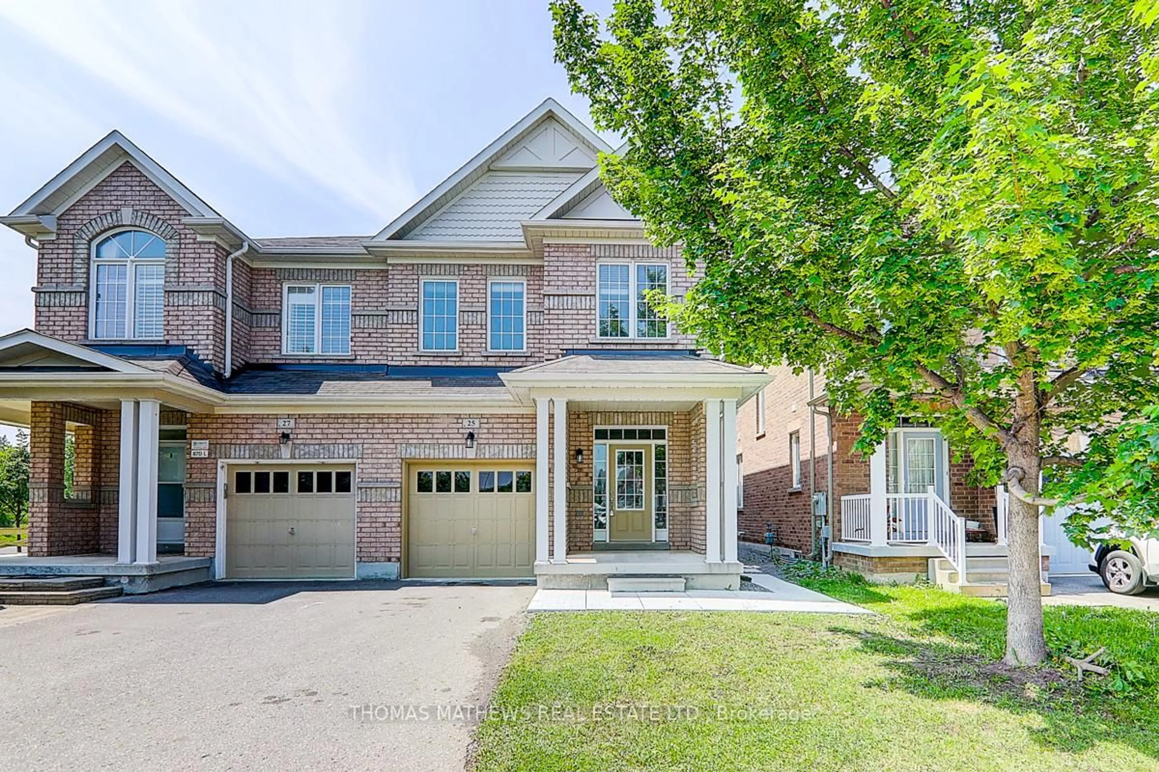 Home with brick exterior material, street for 25 Turnhouse Cres, Markham Ontario L6B 0S5