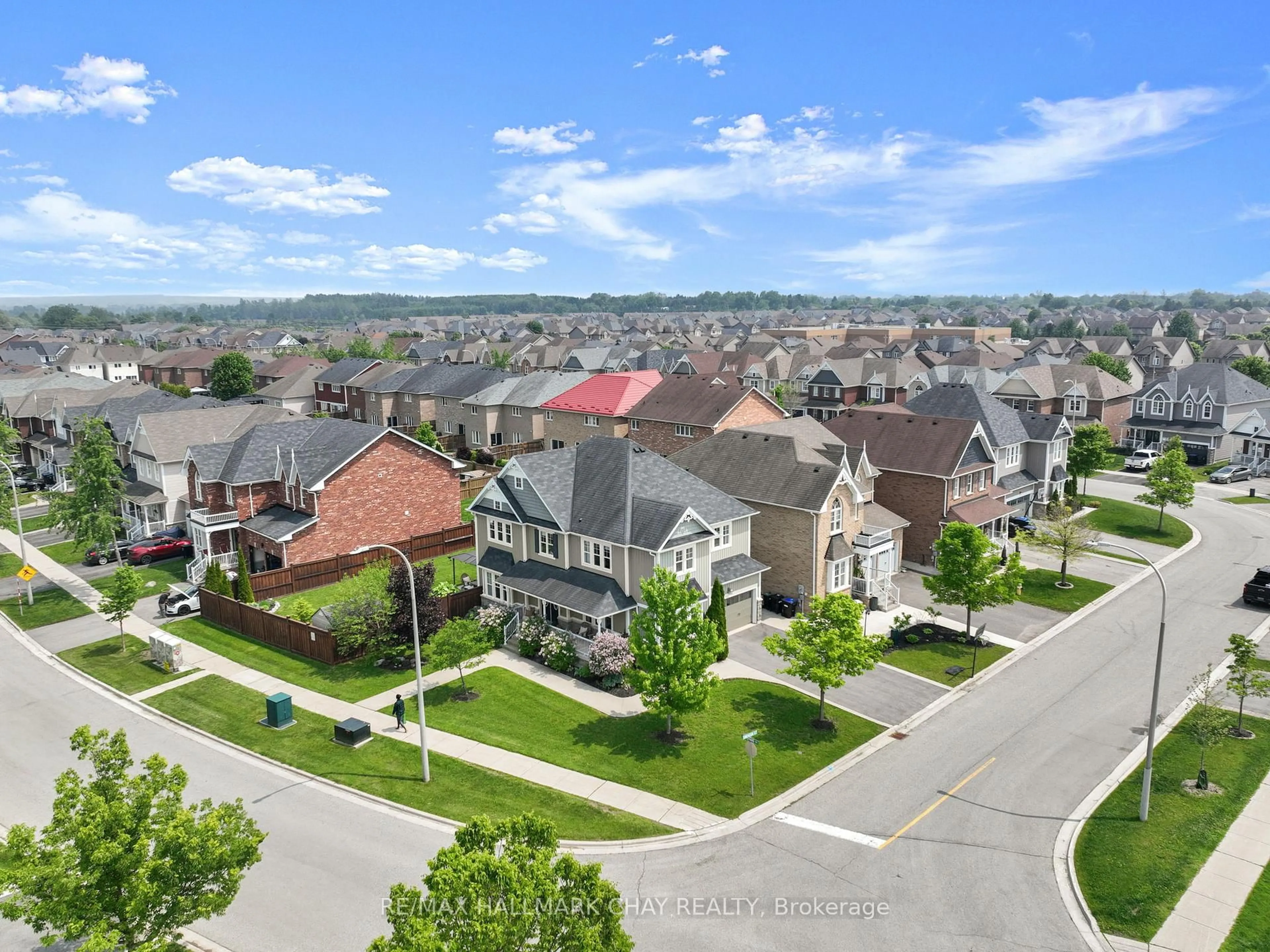 A pic from outside/outdoor area/front of a property/back of a property/a pic from drone, street for 2 Swenson St, New Tecumseth Ontario L9R 0J8