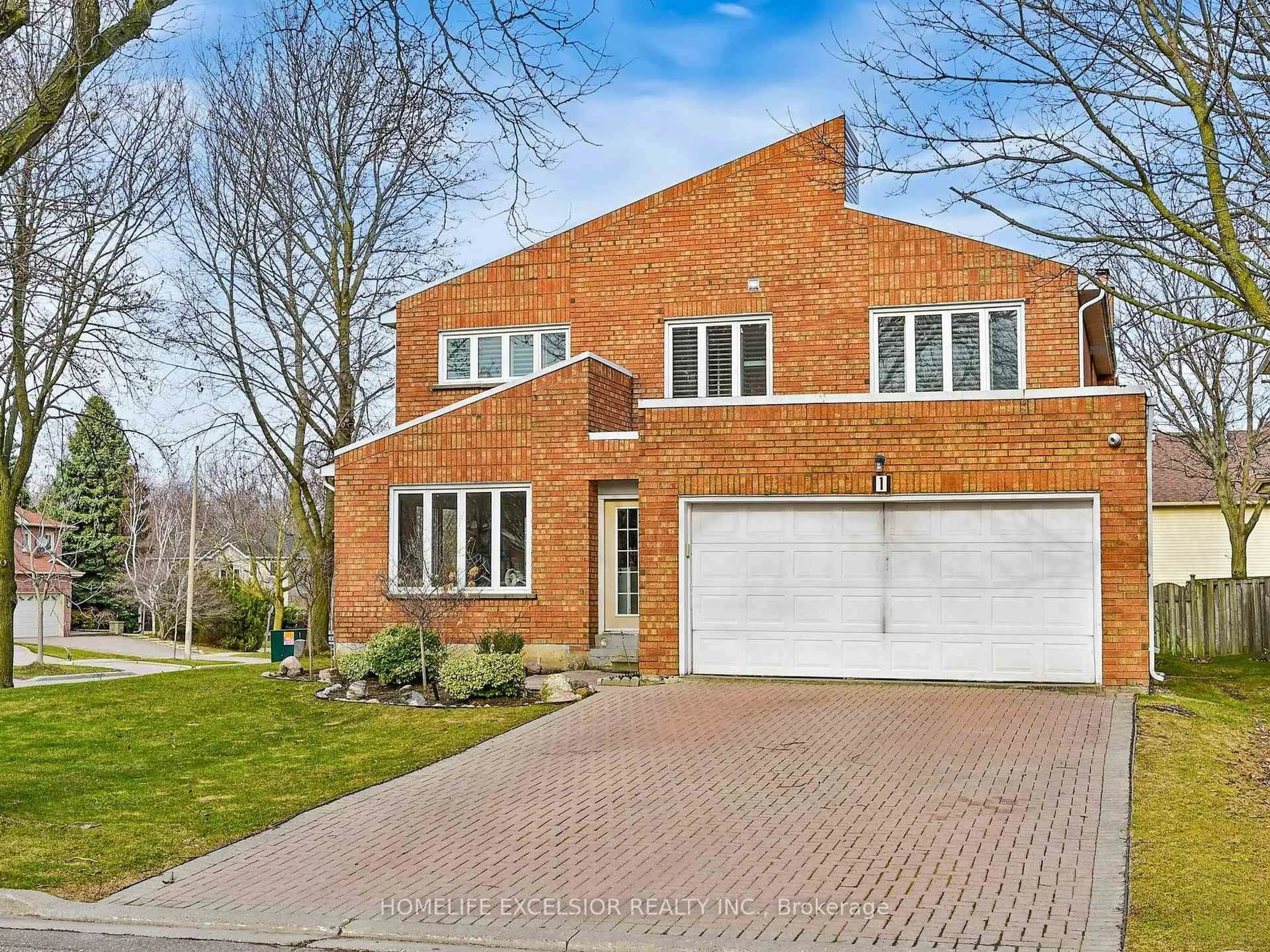 Home with brick exterior material, street for 1 Atwood Crt, Markham Ontario L3T 6T4