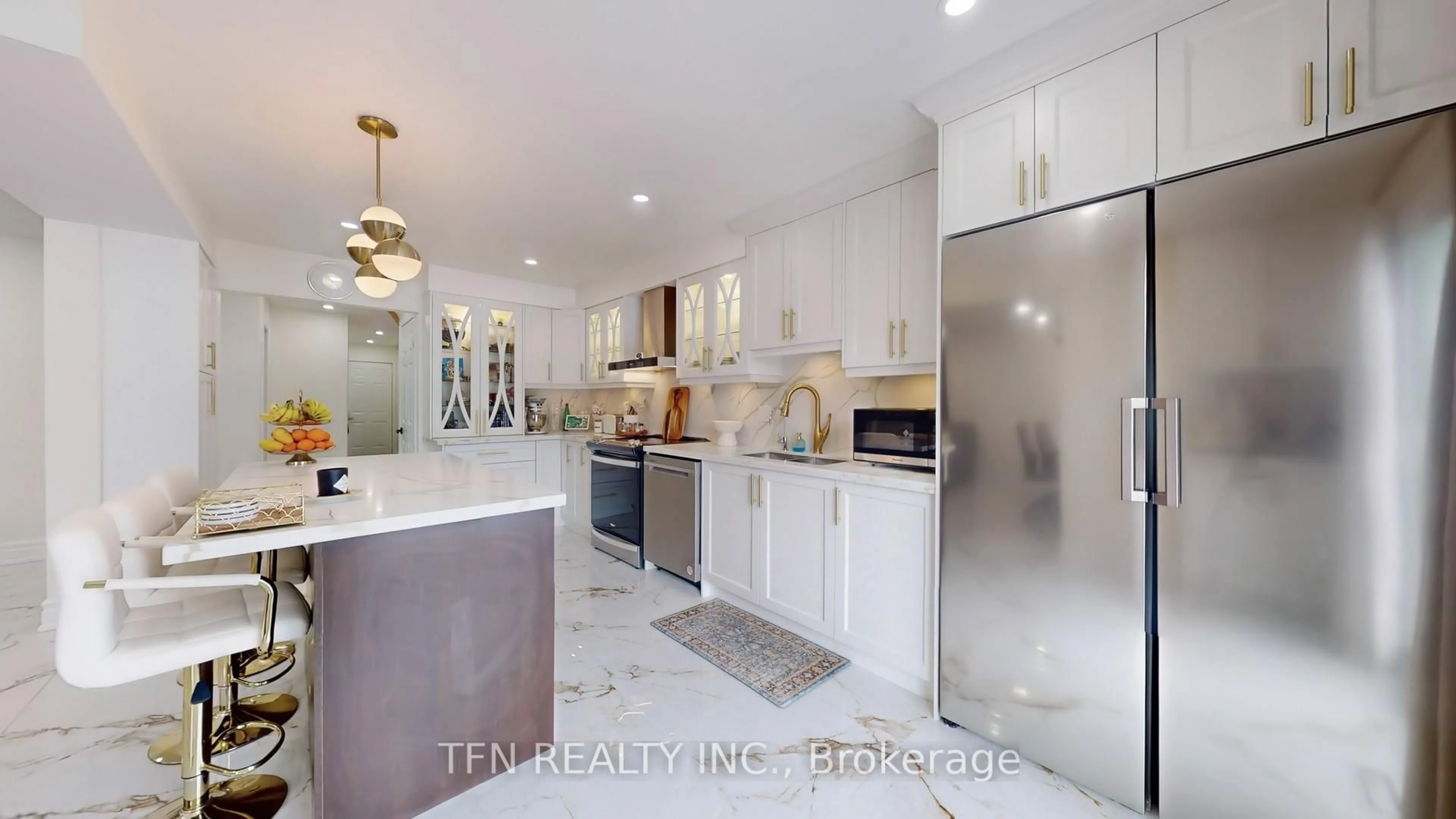 Open concept kitchen, ceramic/tile floor for 311 Conley St, Vaughan Ontario L4J 2Z3