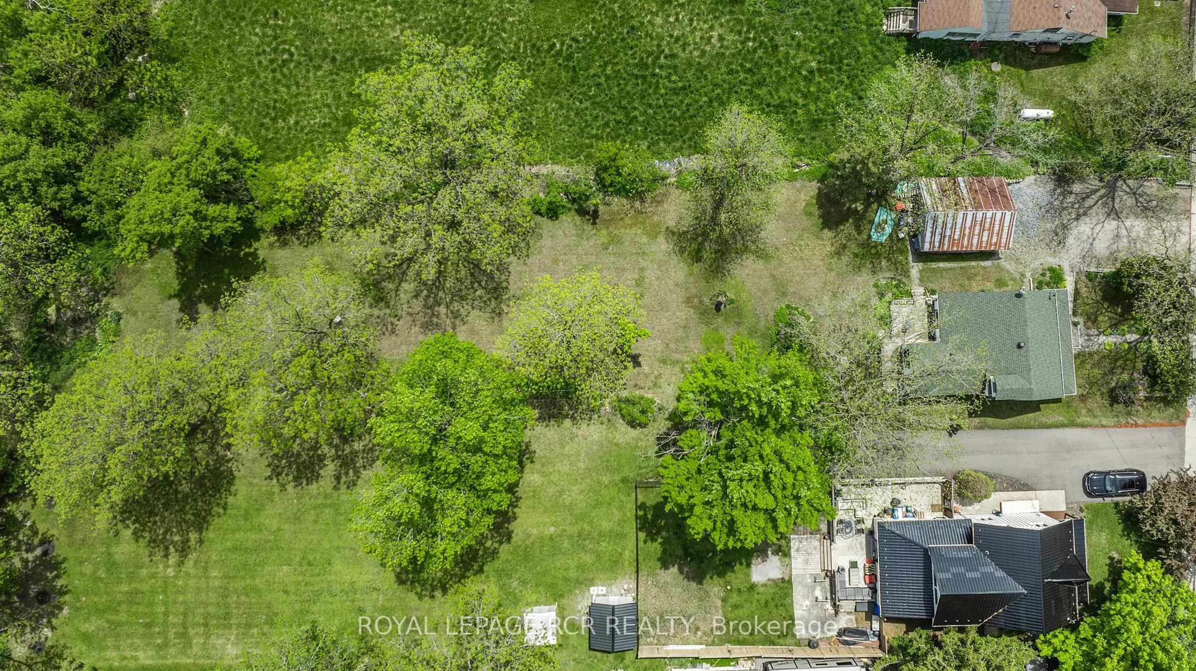 A pic from outside/outdoor area/front of a property/back of a property/a pic from drone, forest/trees view for 20377 Leslie St, East Gwillimbury Ontario L0G 1R0