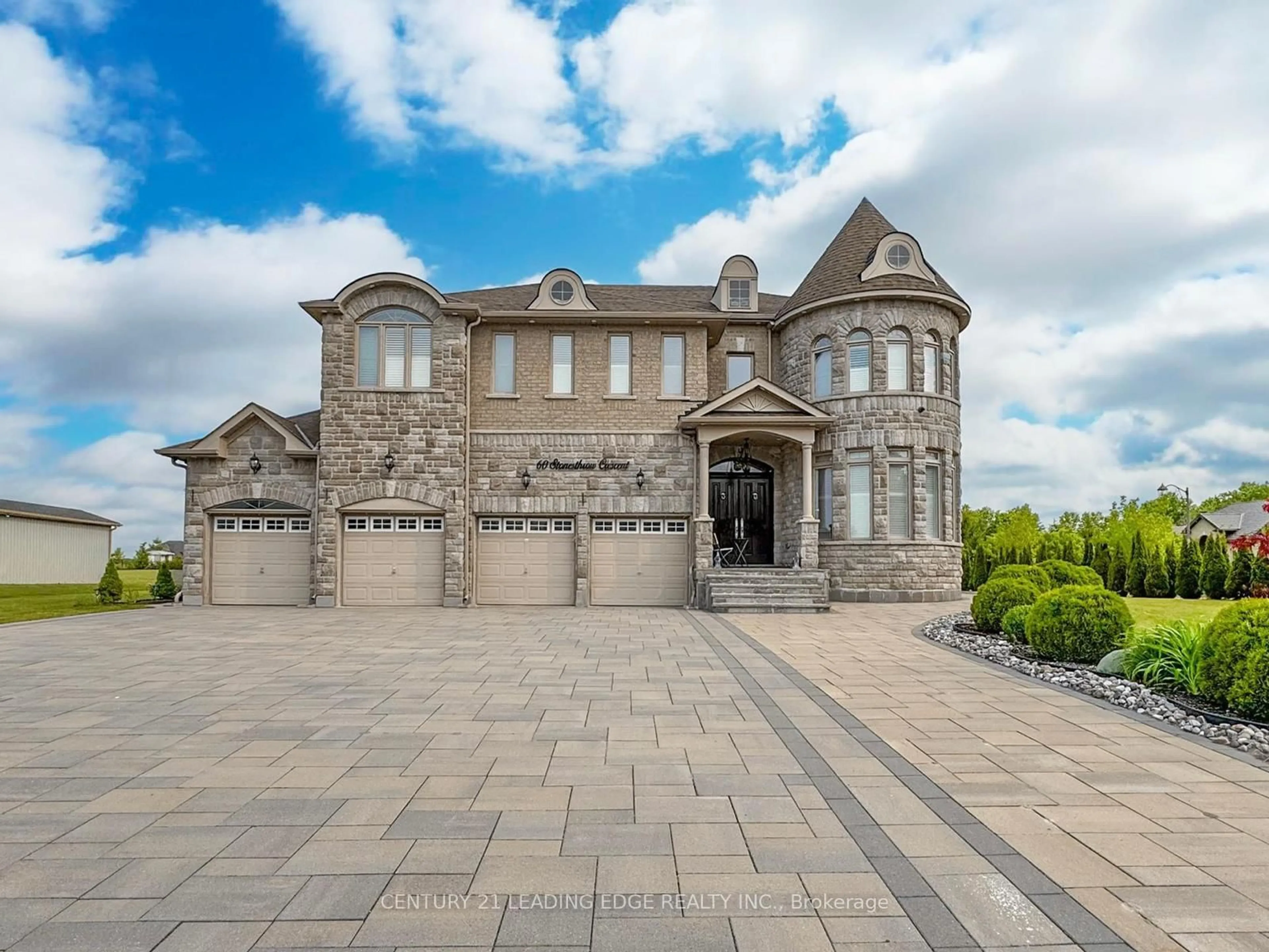 Home with brick exterior material, street for 60 Stonesthrow Cres, Uxbridge Ontario L0C 1A0