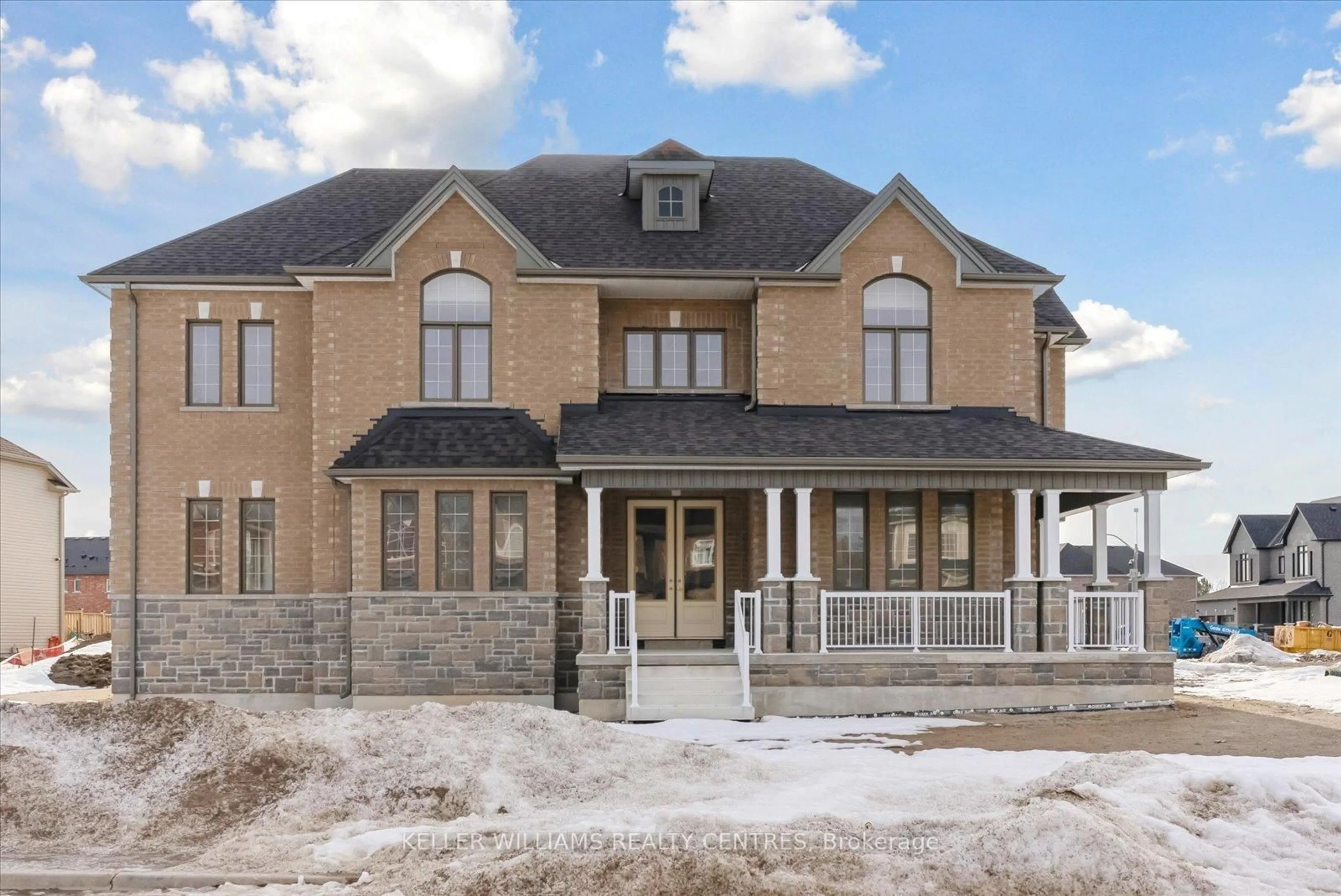 Home with brick exterior material, building for 63 Wood Cres, Essa Ontario L0M 1B0