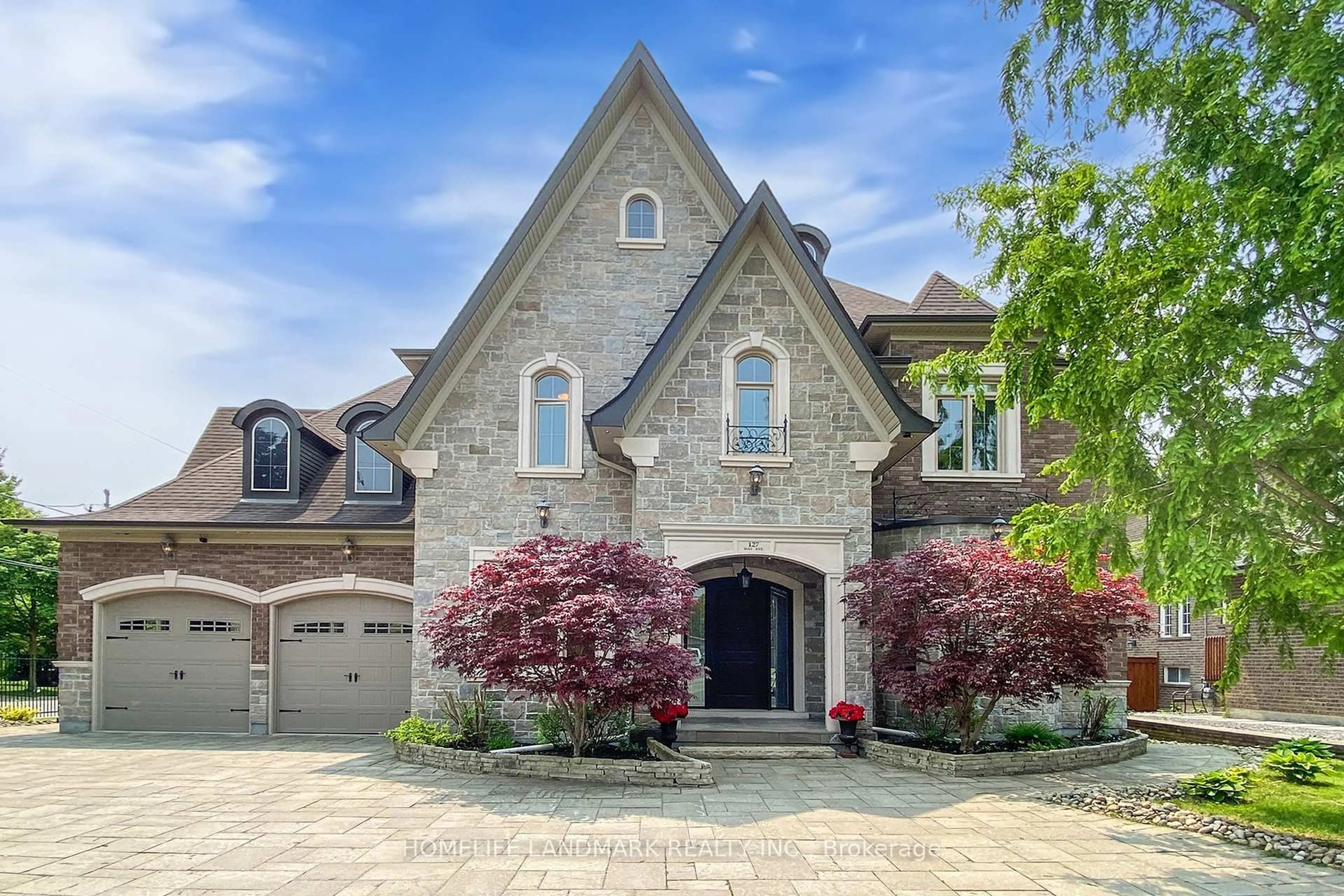 Home with brick exterior material, street for 127 May Ave, Richmond Hill Ontario L4C 3S8