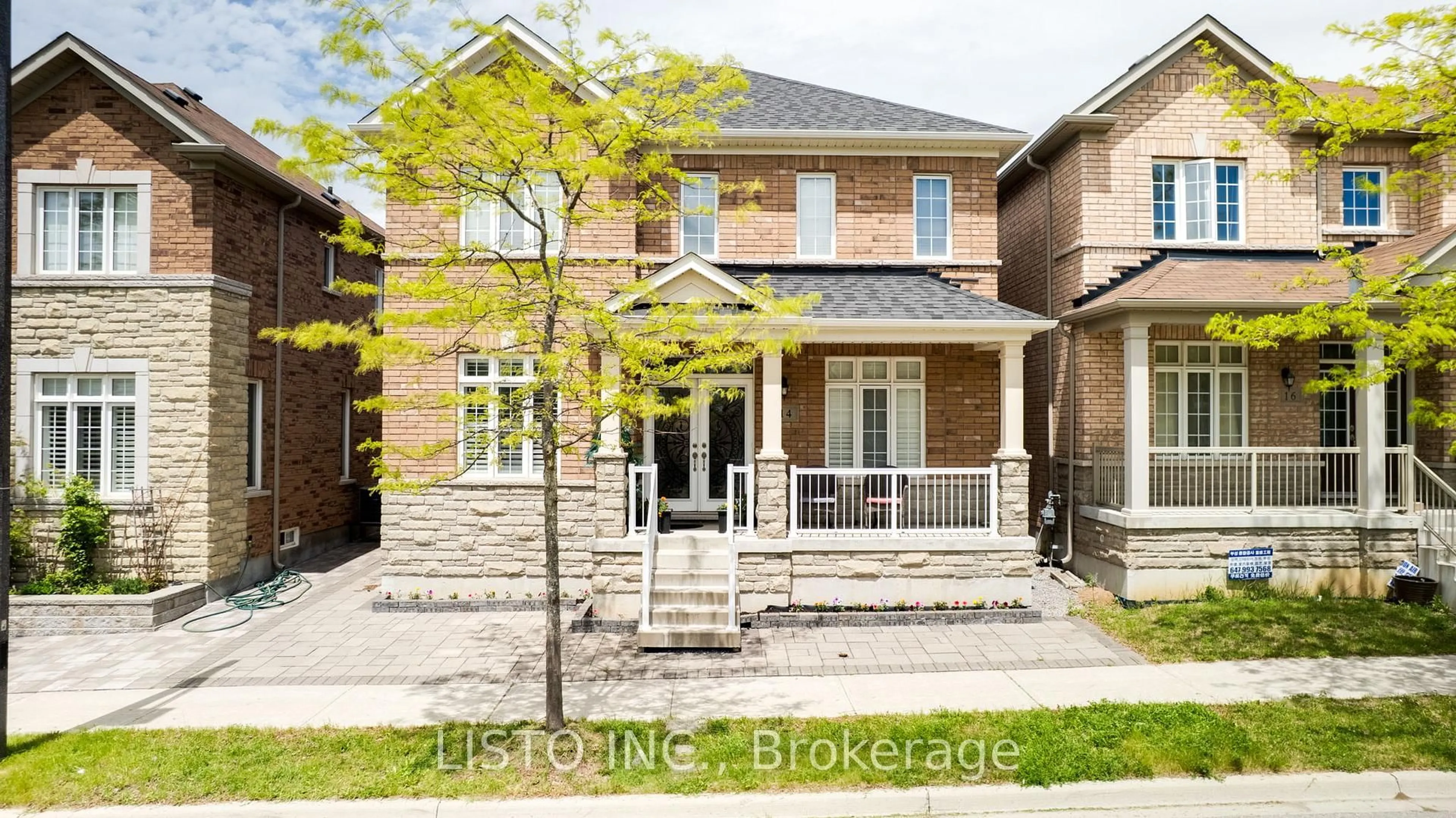 Home with brick exterior material, street for 14 Sunnyside Hill Rd, Markham Ontario L6B 0X4