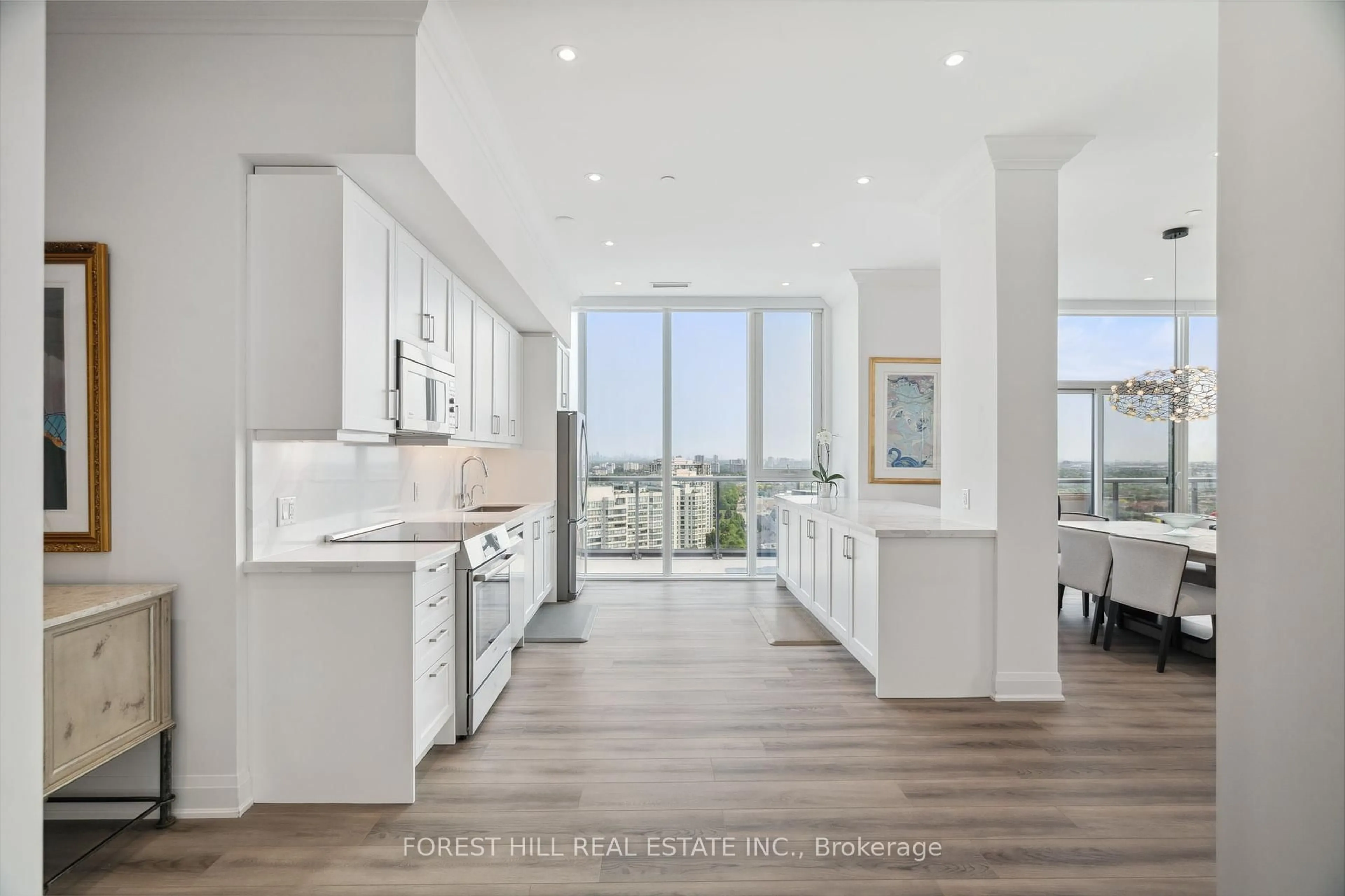 Open concept kitchen, unknown for 20 Gatineau Dr #PH2004E, Vaughan Ontario L4J 0L3
