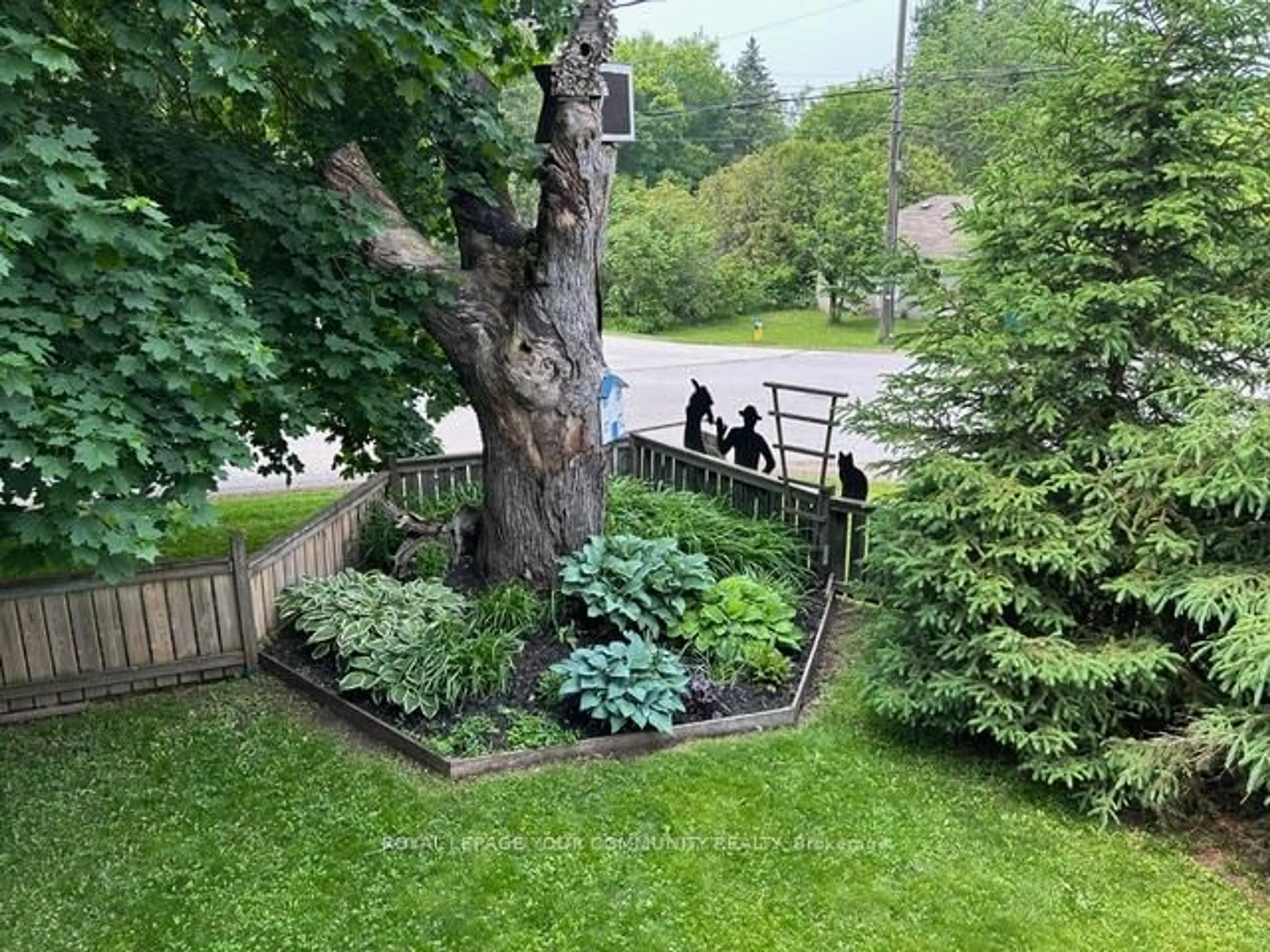 Patio, forest/trees view for 41 Pineway Ave, Georgina Ontario L4P 1X7