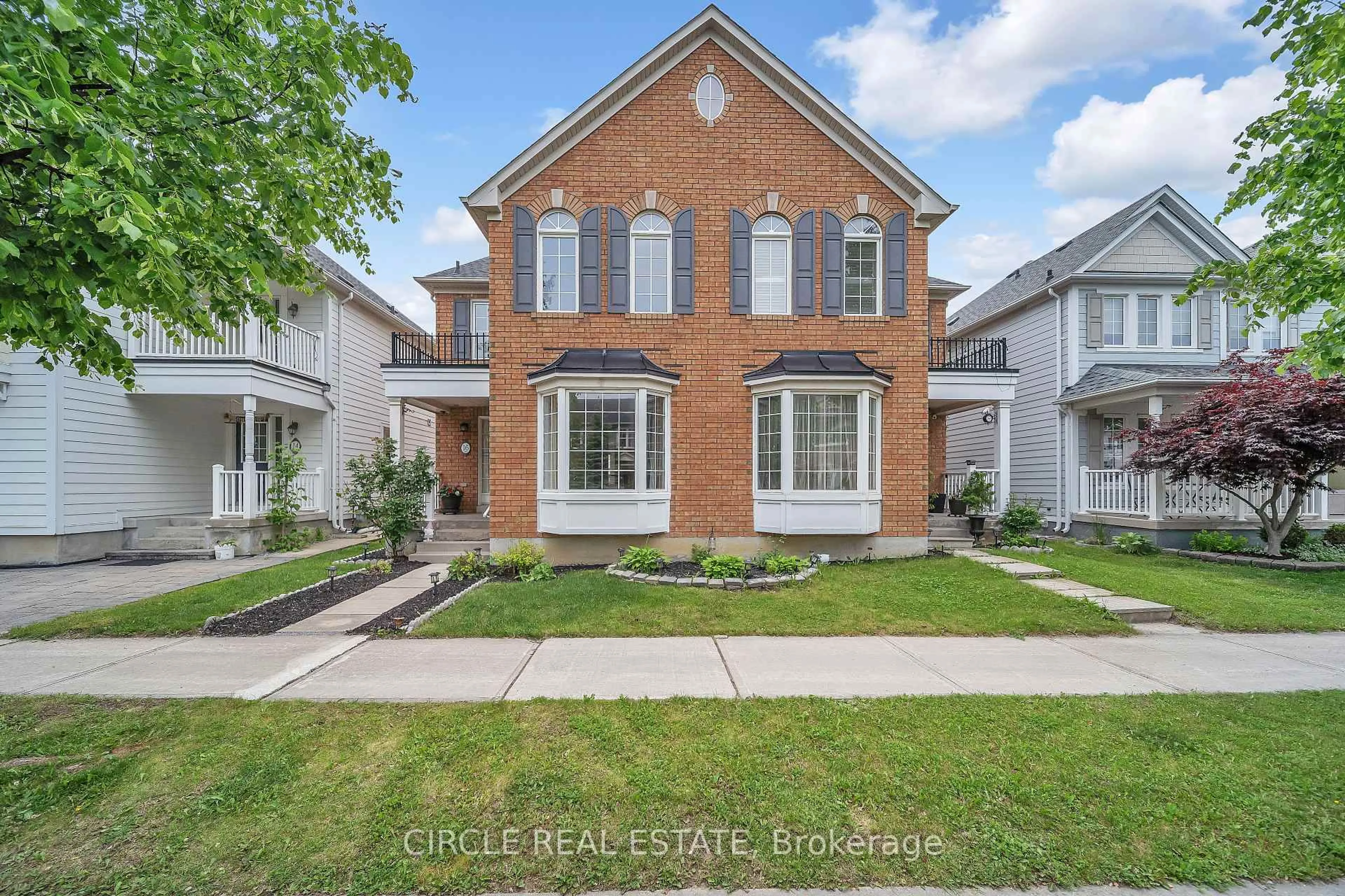 Home with brick exterior material, street for 16 Calafia St, Markham Ontario L6B 0H6