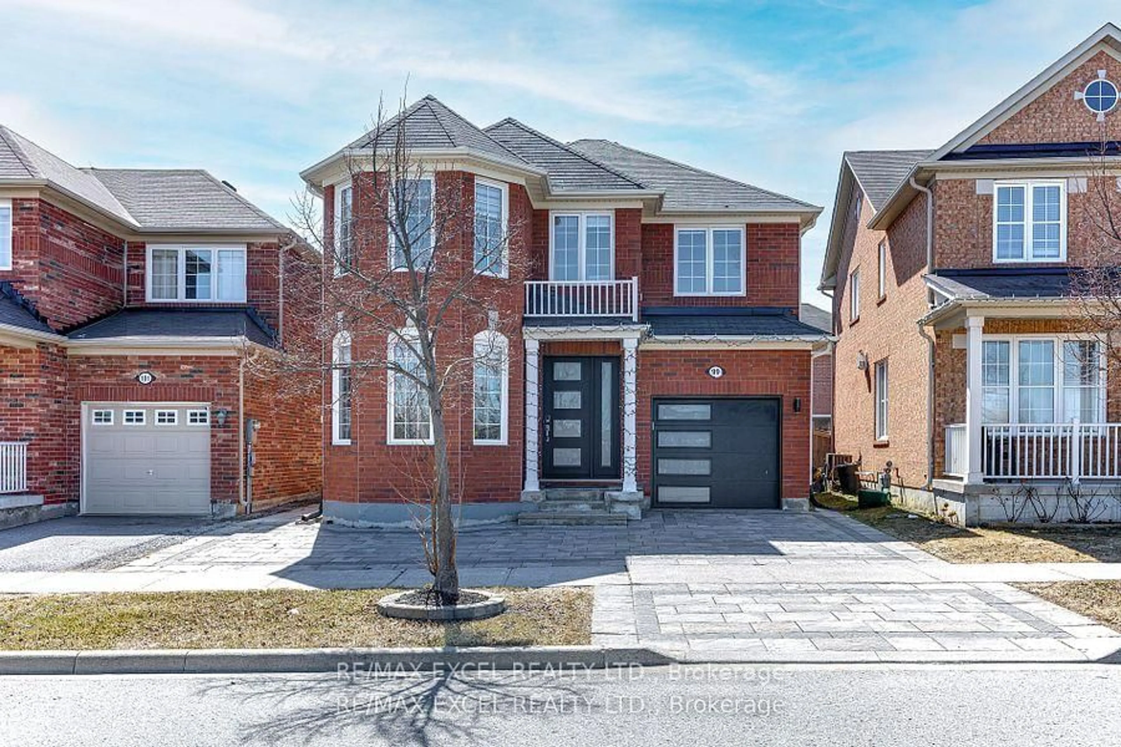 Home with brick exterior material, street for 99 James Parrott Ave, Markham Ontario L6E 2B3