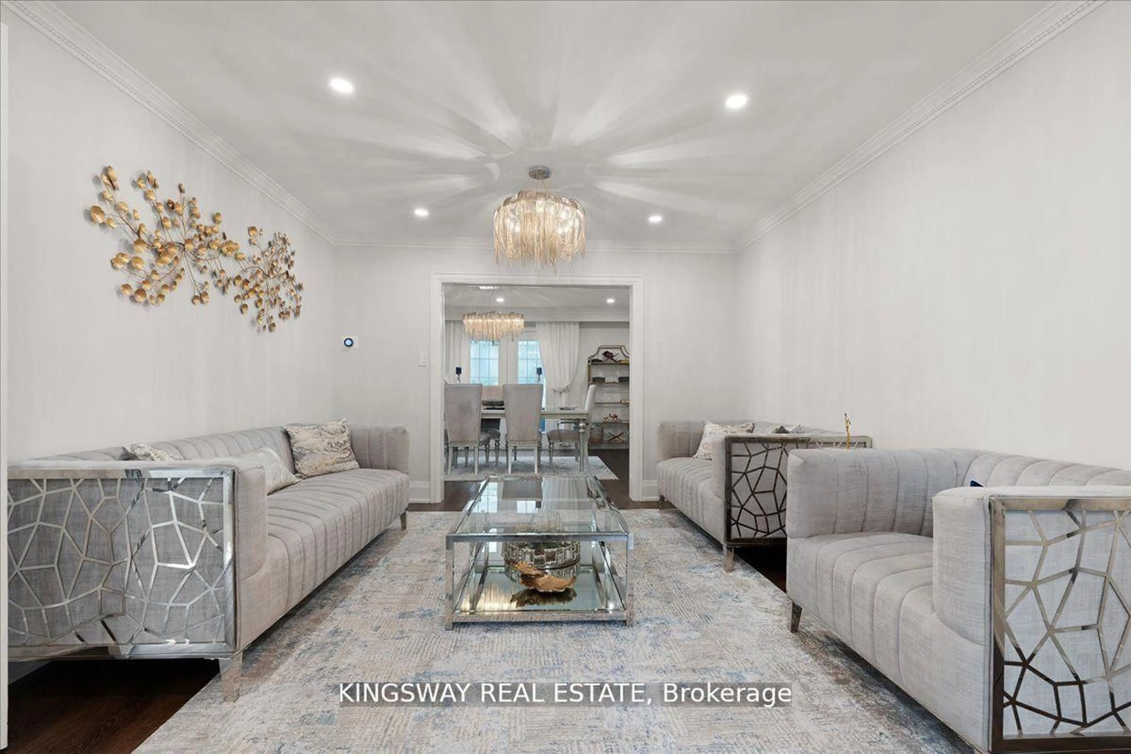 Living room with furniture, ceramic/tile floor for 265 Wycliffe Ave, Vaughan Ontario L4L 3N7