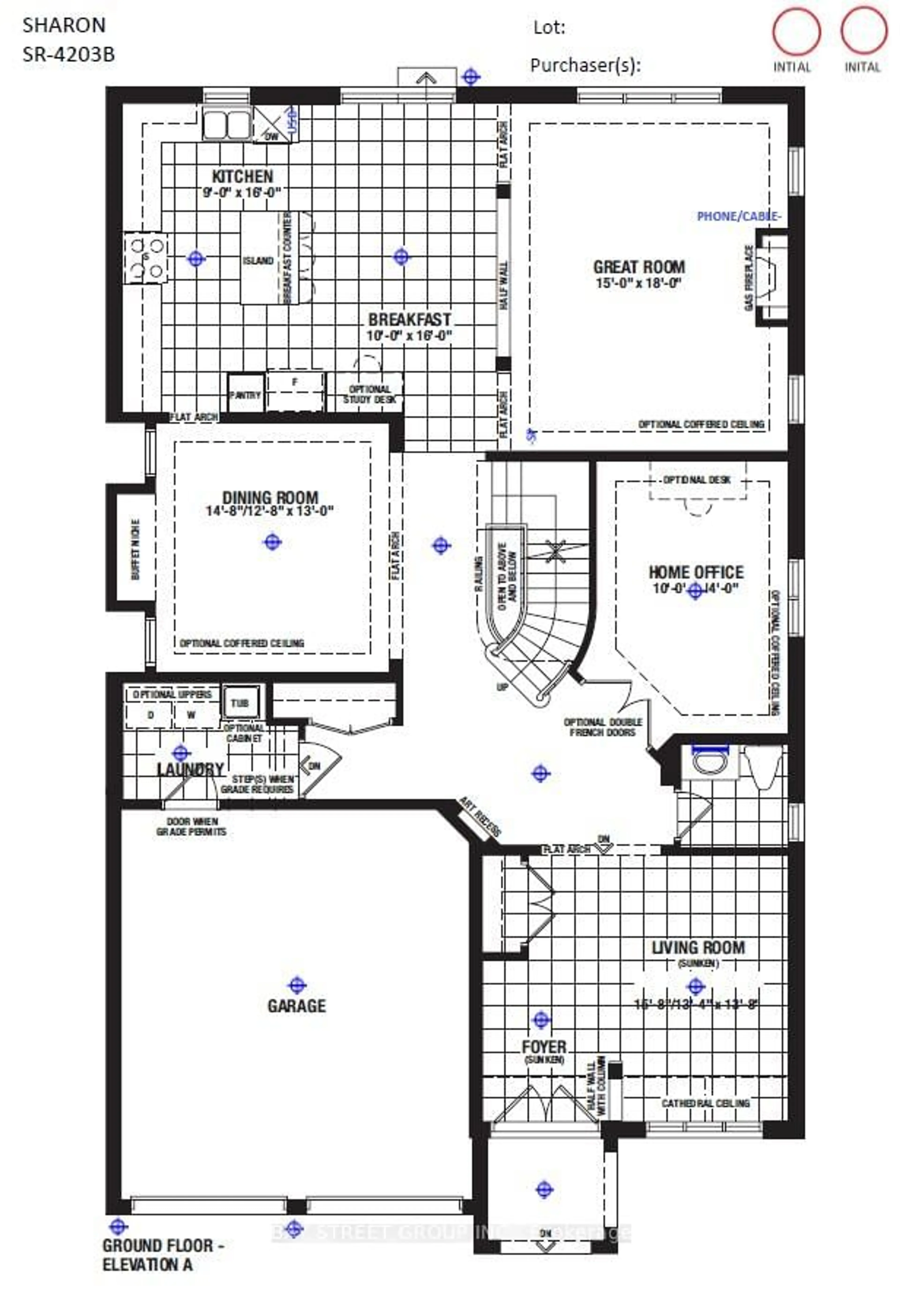 Floor plan for 10 Kenneth Ross Bend, East Gwillimbury Ontario L9N 0T7