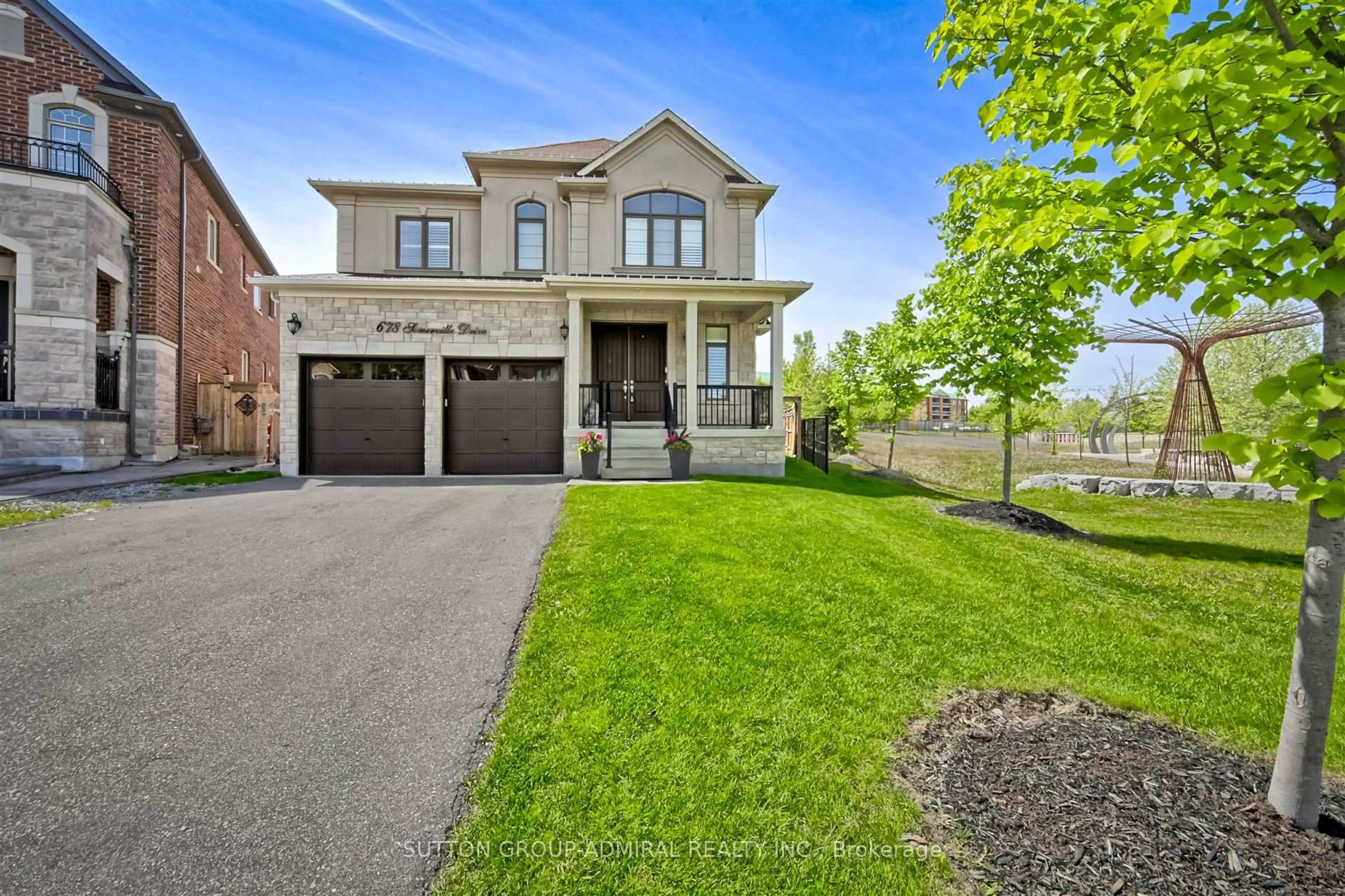 Home with brick exterior material, street for 678 Somerville Dr, Newmarket Ontario L3X 0J6