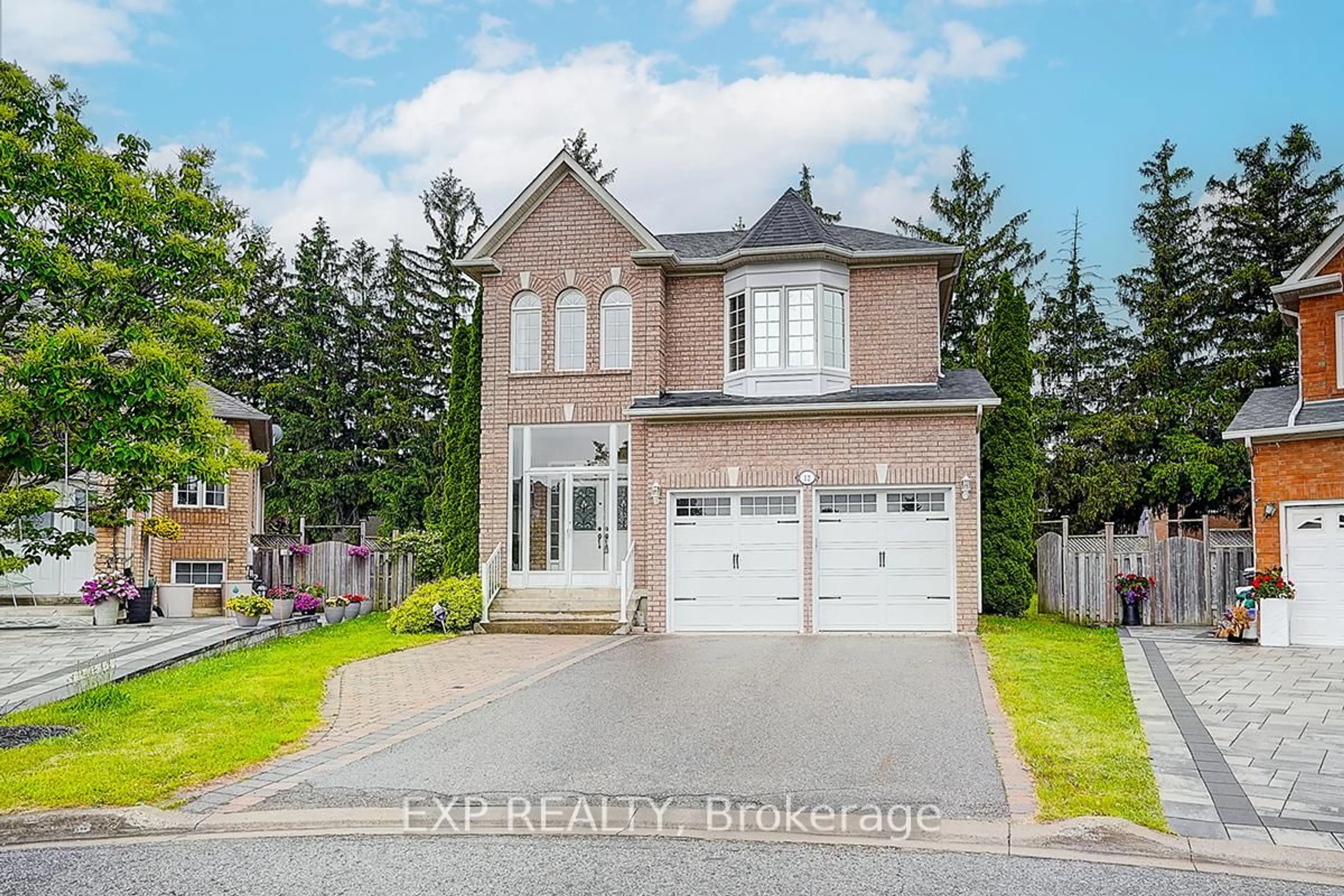 Home with brick exterior material, street for 12 Tormina Crt, Markham Ontario L3S 4R2