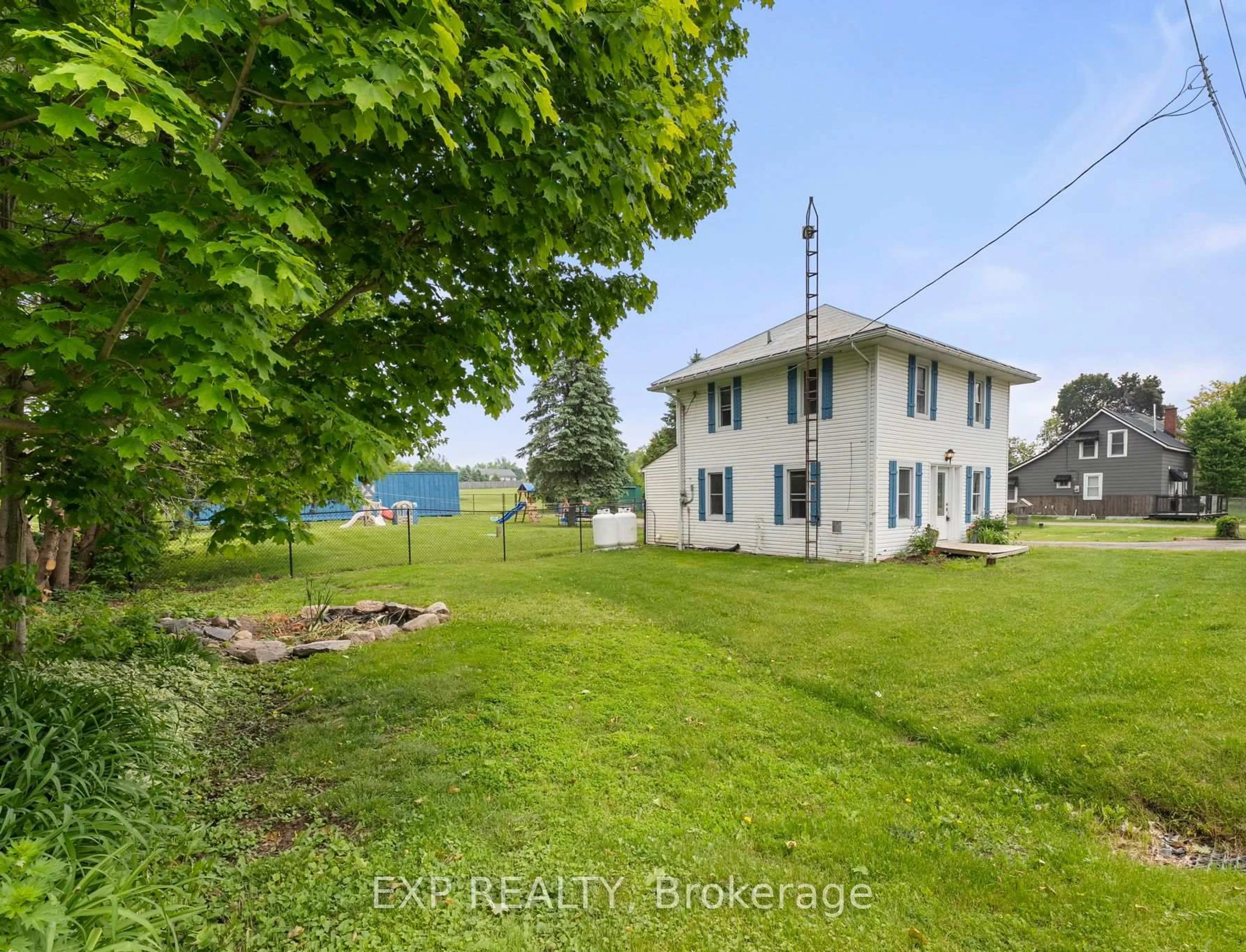 A pic from outside/outdoor area/front of a property/back of a property/a pic from drone, water/lake/river/ocean view for 11027 Simcoe St, Brock Ontario L0C 1H0