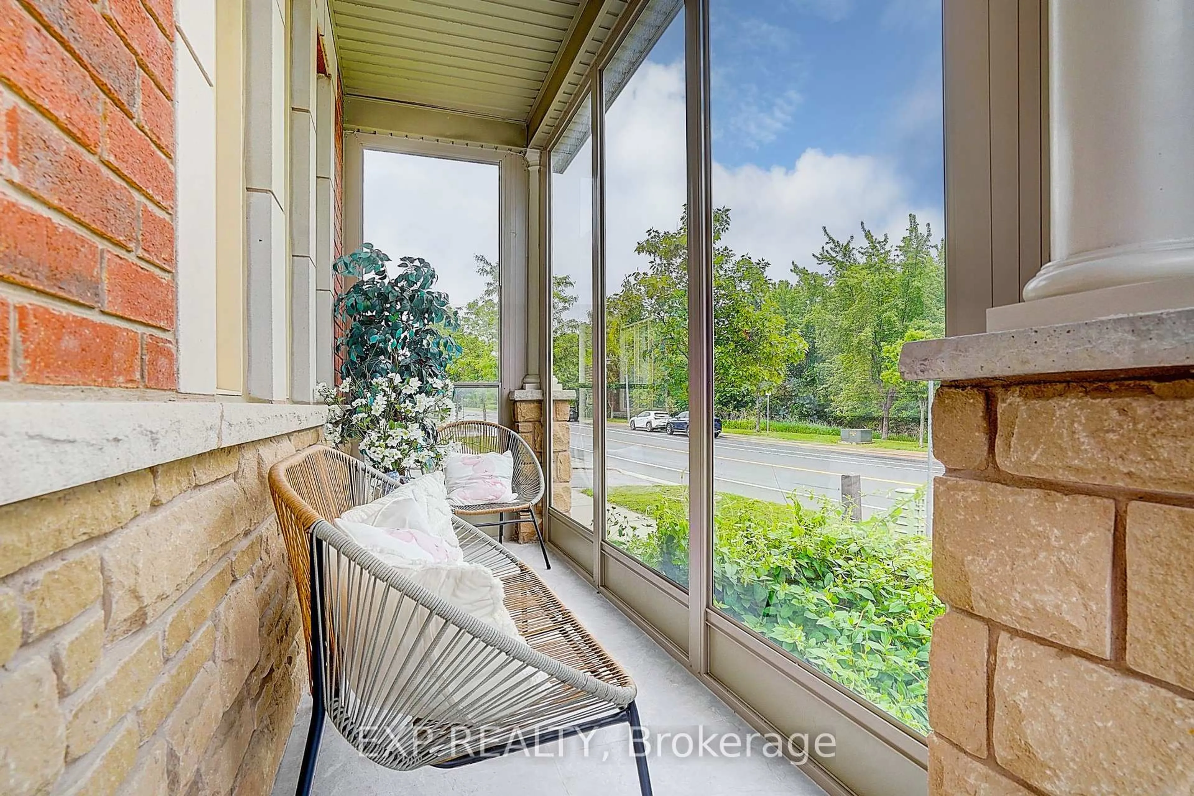 Balcony in the apartment, water/lake/river/ocean view for 322 Stonebridge Dr, Markham Ontario L6C 0C5